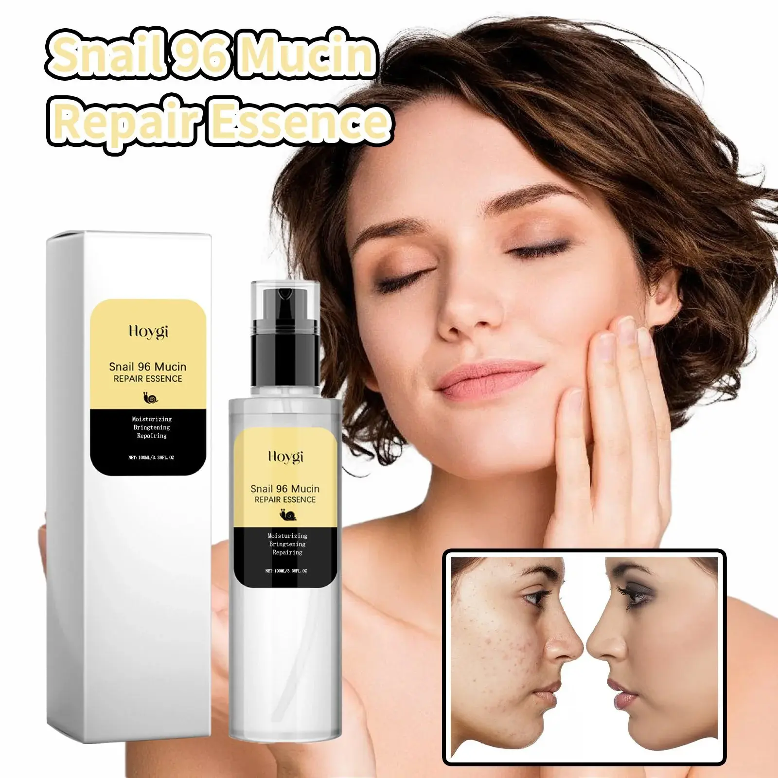 Snail 96 Mucin Repair Essence for Fine Lines & Firming - Hoygi 2 HOA05 A068 100 WH1 002