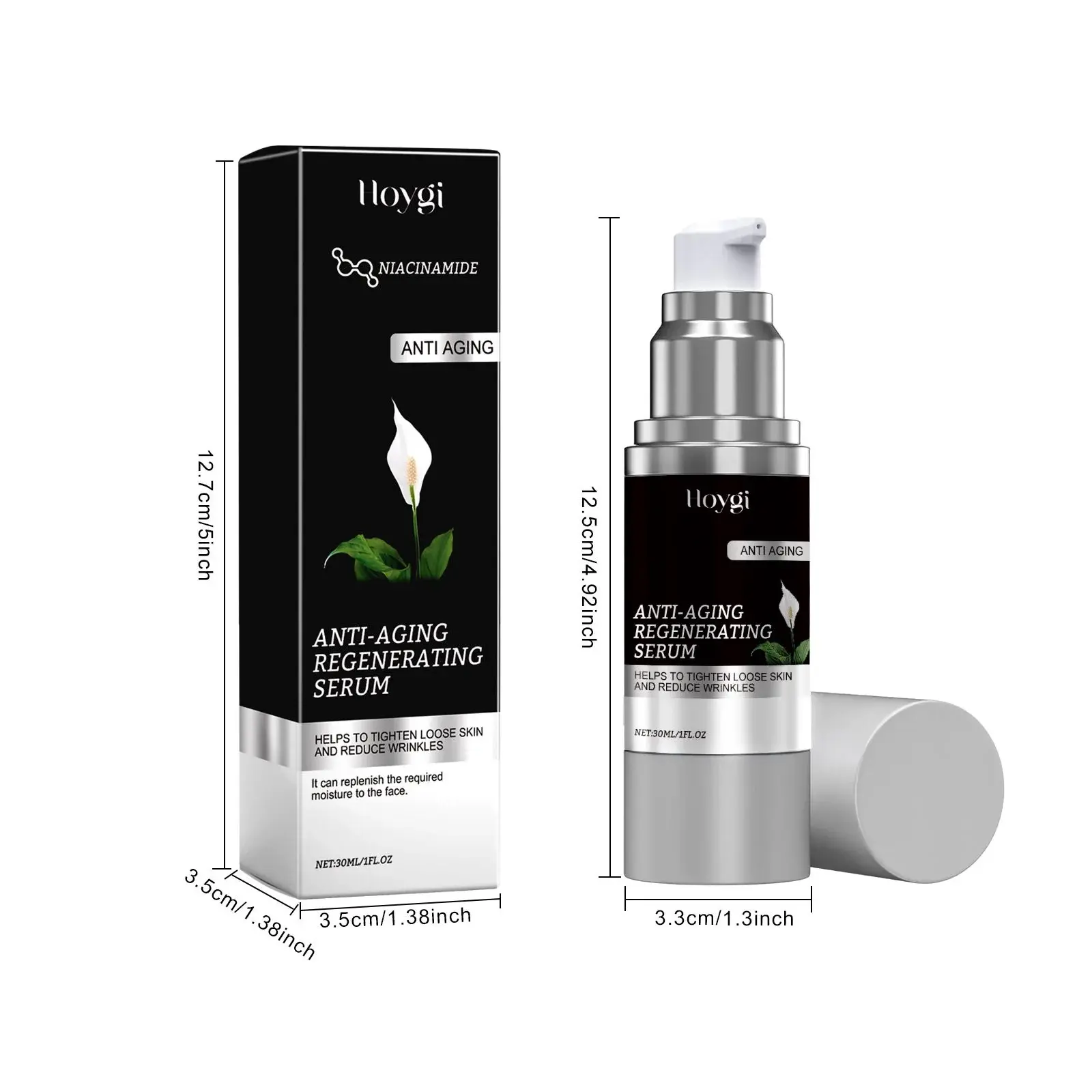 Anti-Aging Regenerating Serum with Hyaluronic Acid & Niacinamide 1 HOA05 A069 30 BK1 002