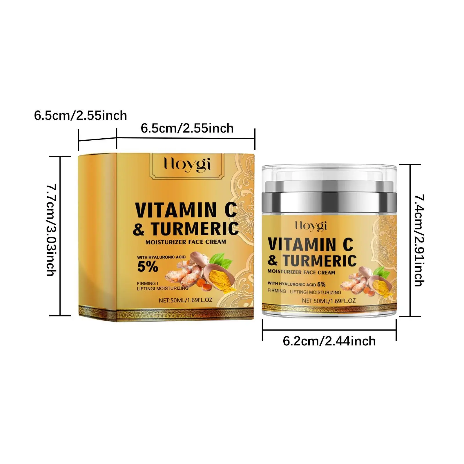 Moisturizing Face Cream for Fine Lines & Firming - Hoygi 1 HOA05 A080 50 YE1 002