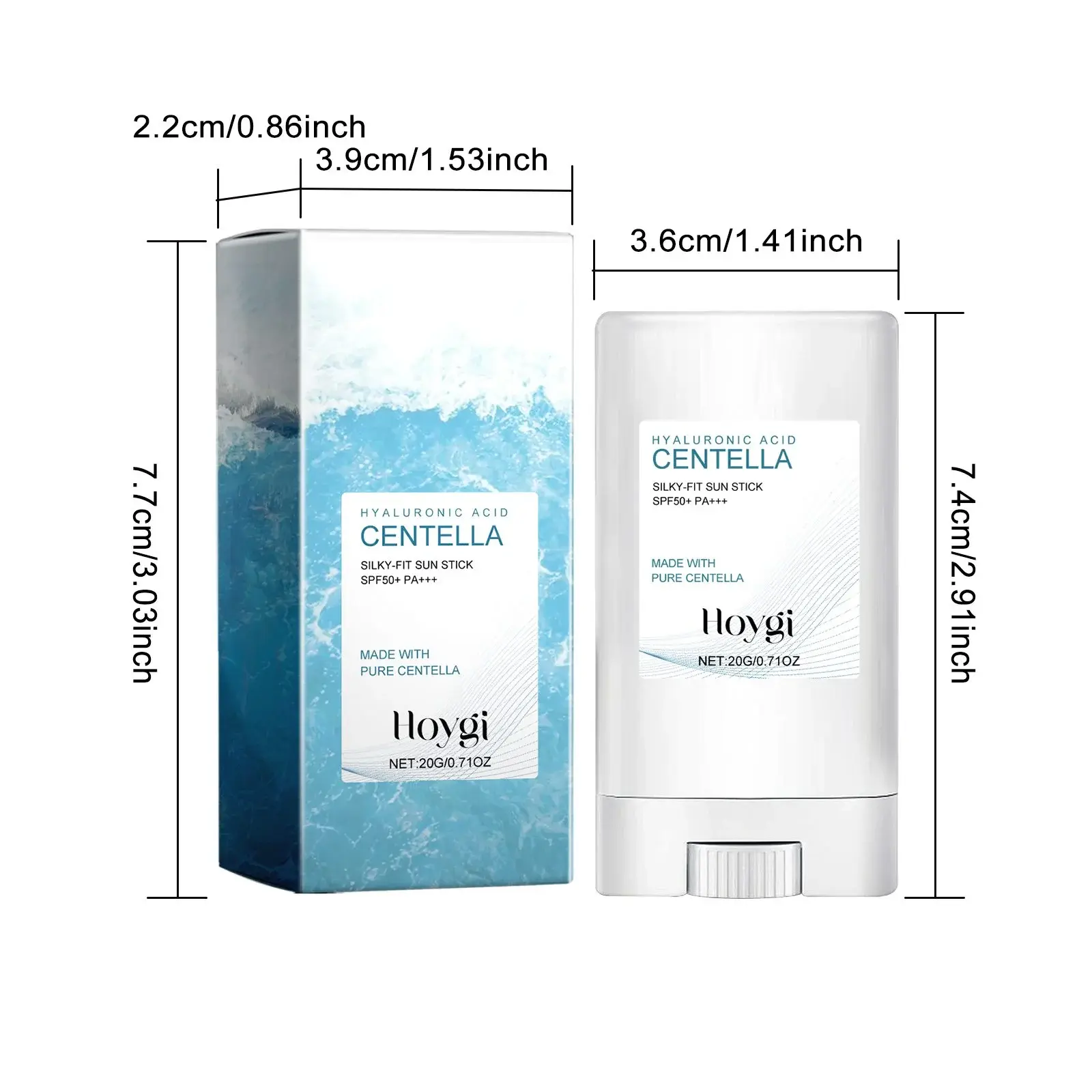 Hyaluronic Acid Sun Stick for Face and Body Moisturizing Protection - Hoygi 1 HOA05 A086 20 BN1 001