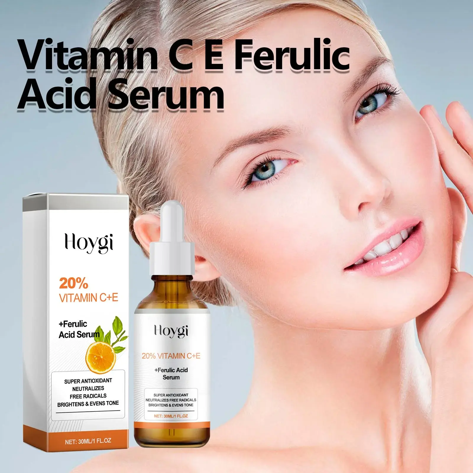 Vitamin C E Ferulic Acid Serum - Brightening & Moisturizing Formula 2 HOA05 A093 30 WH1 002