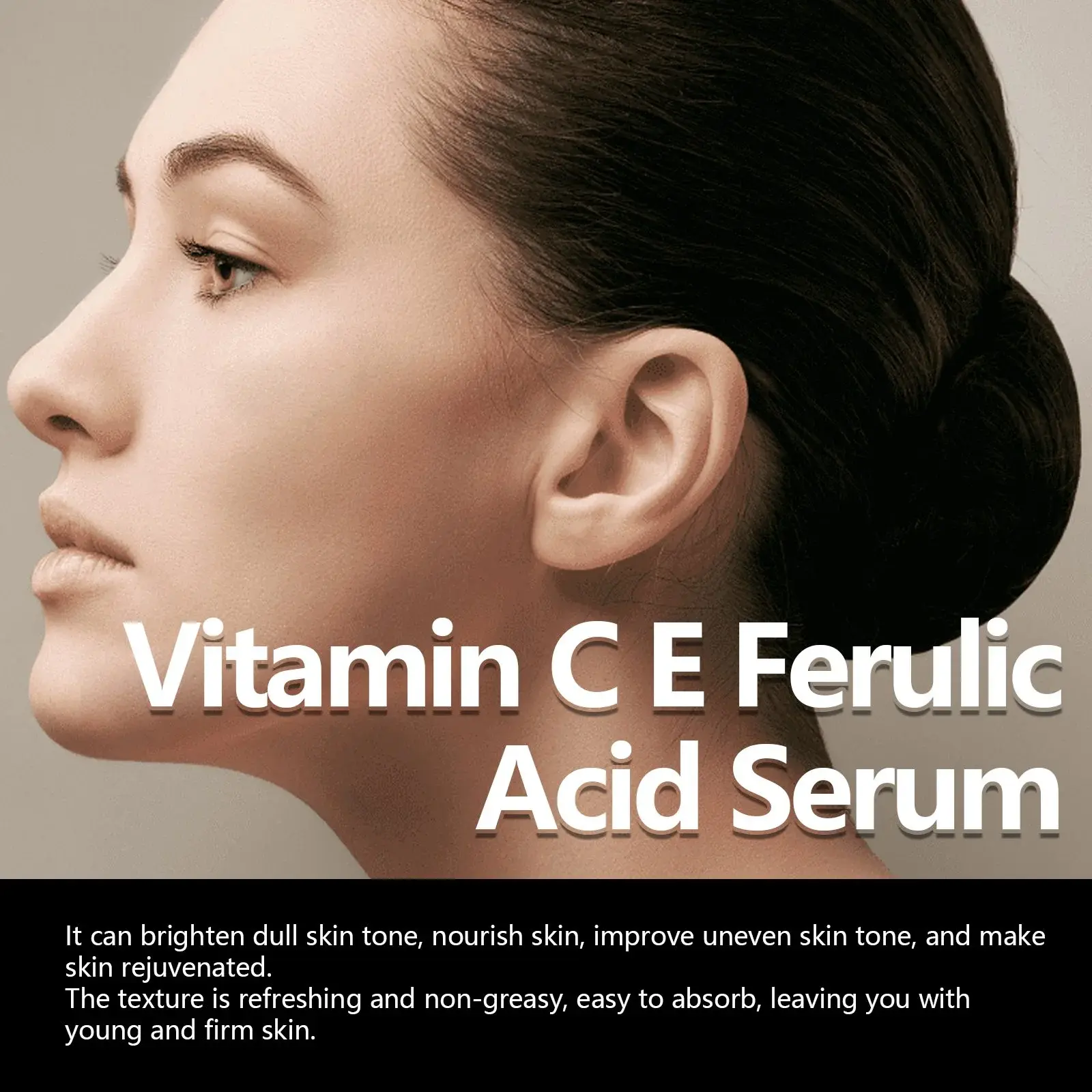 Vitamin C E Ferulic Acid Serum - Brightening & Moisturizing Formula 5 HOA05 A093 30 WH1 005