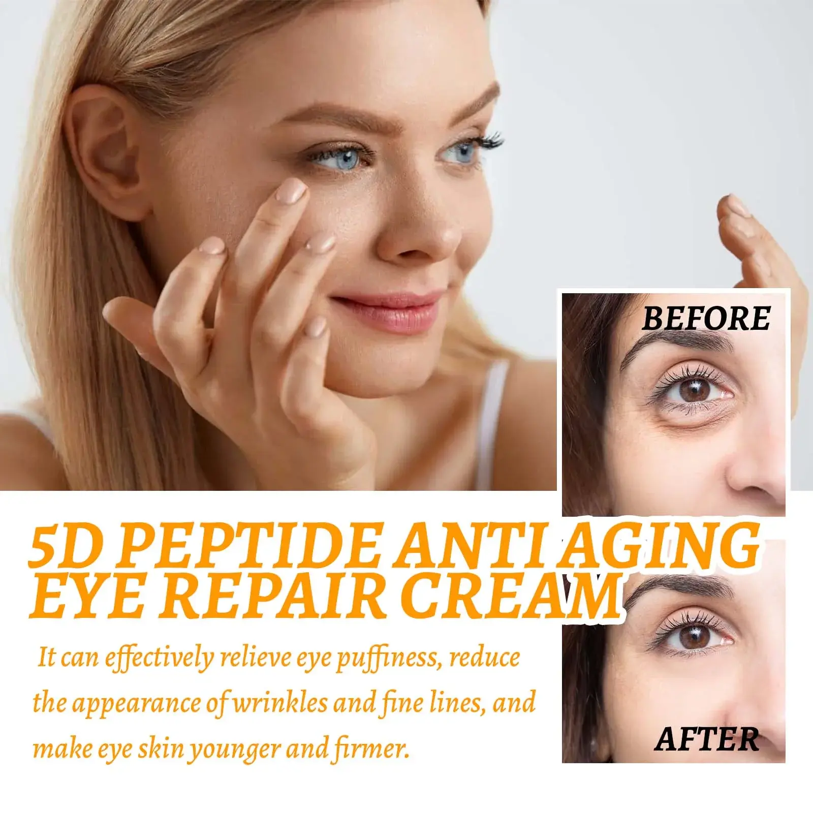 5D Peptide Anti-Wrinkle Eye Cream for Fine Lines & Crow's Feet - Hoygi 6 HOA05 A099 15 OG1 1014