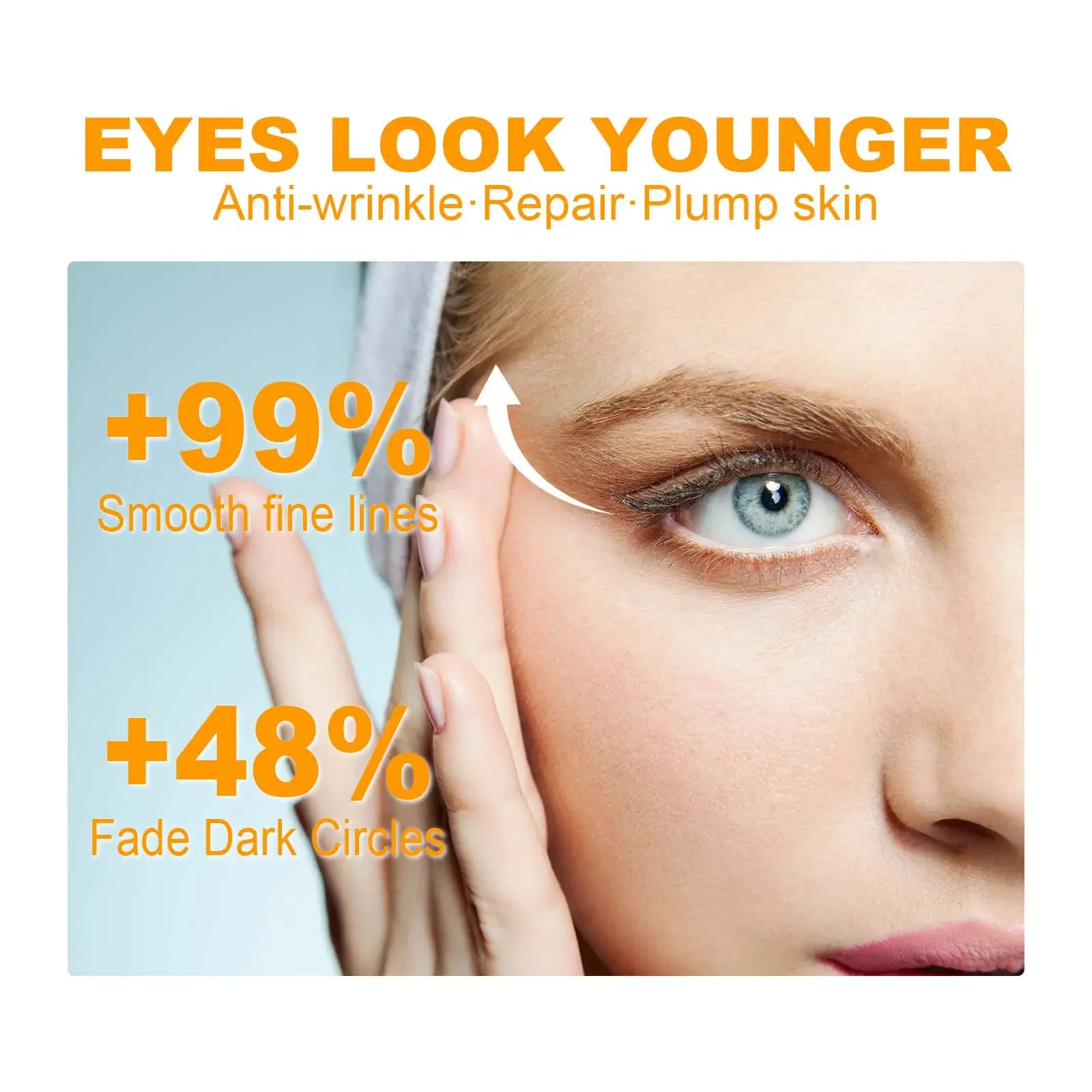 5D Peptide Anti-Wrinkle Eye Cream for Fine Lines & Crow's Feet - Hoygi 8 HOA05 A099 15 OG1 1018