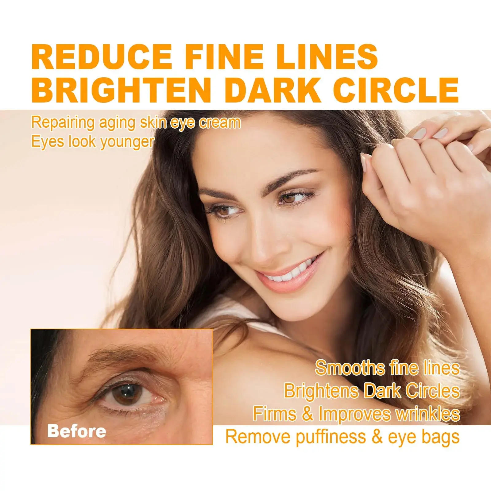 5D Peptide Anti-Wrinkle Eye Cream for Fine Lines & Crow's Feet - Hoygi 5 HOA05 A099 15 OG1 1019