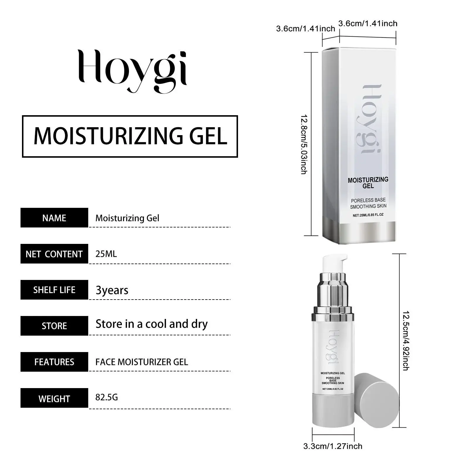 Hydrating Primer Gel with Hyaluronic Acid & Niacinamide - Smoothing Base 1 HOA05 A101 25 GY1 002