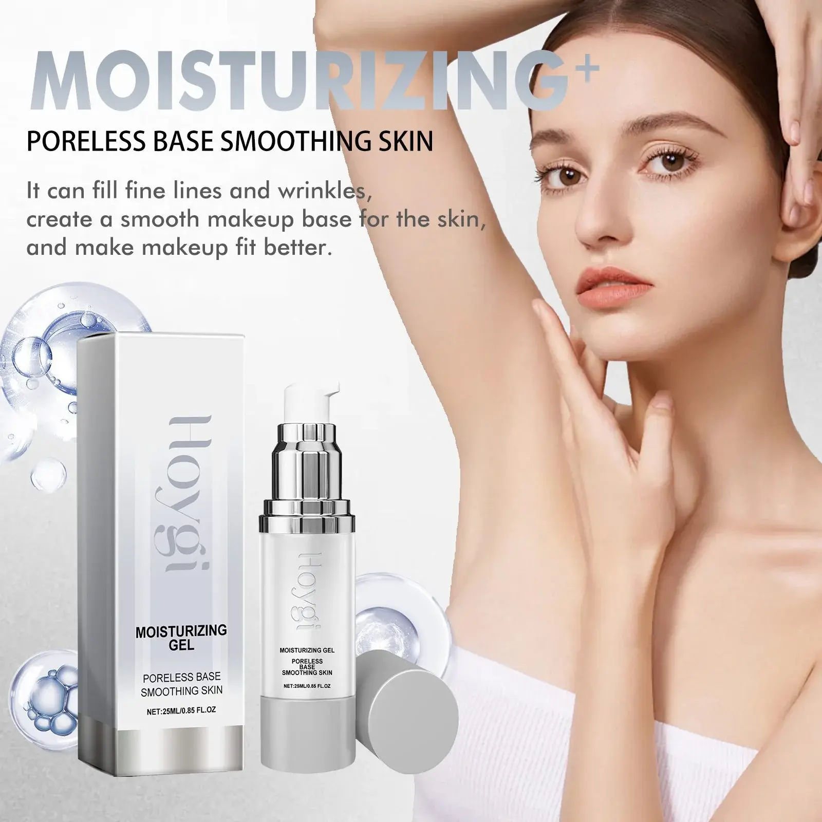 Hydrating Primer Gel with Hyaluronic Acid & Niacinamide - Smoothing Base 8 HOA05 A101 25 GY1 009