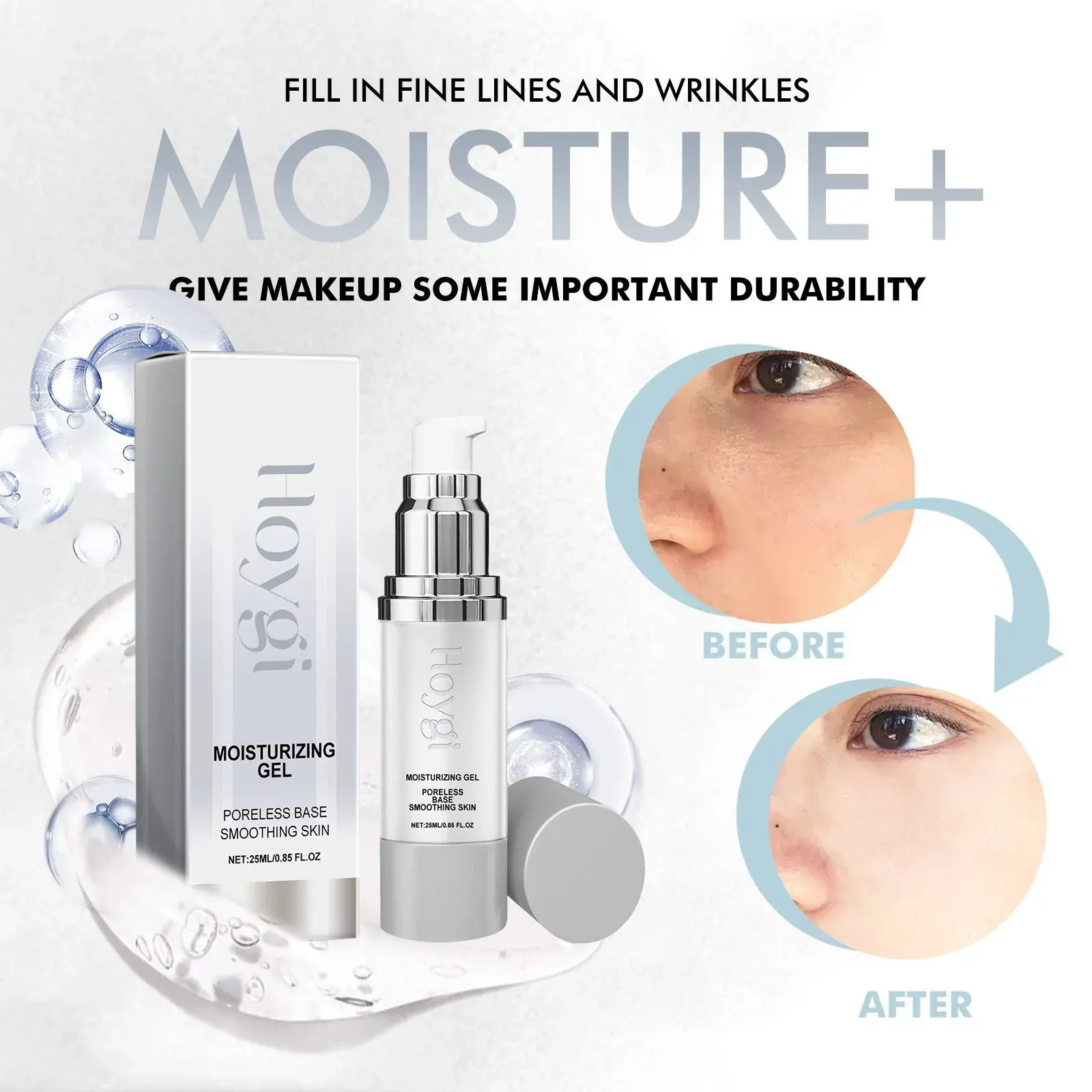 Hydrating Primer Gel with Hyaluronic Acid & Niacinamide - Smoothing Base 9 HOA05 A101 25 GY1 010