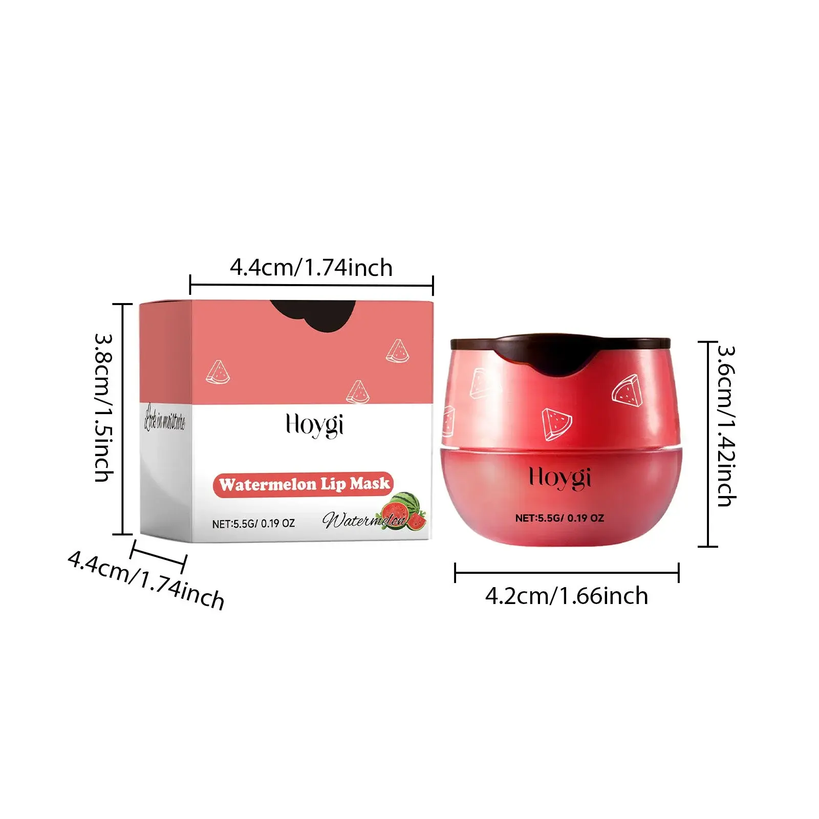 Watermelon Lip Mask for Dry Lips Moisturizing Treatment - Hoygi 1 HOA05 A111 6 WH4 002