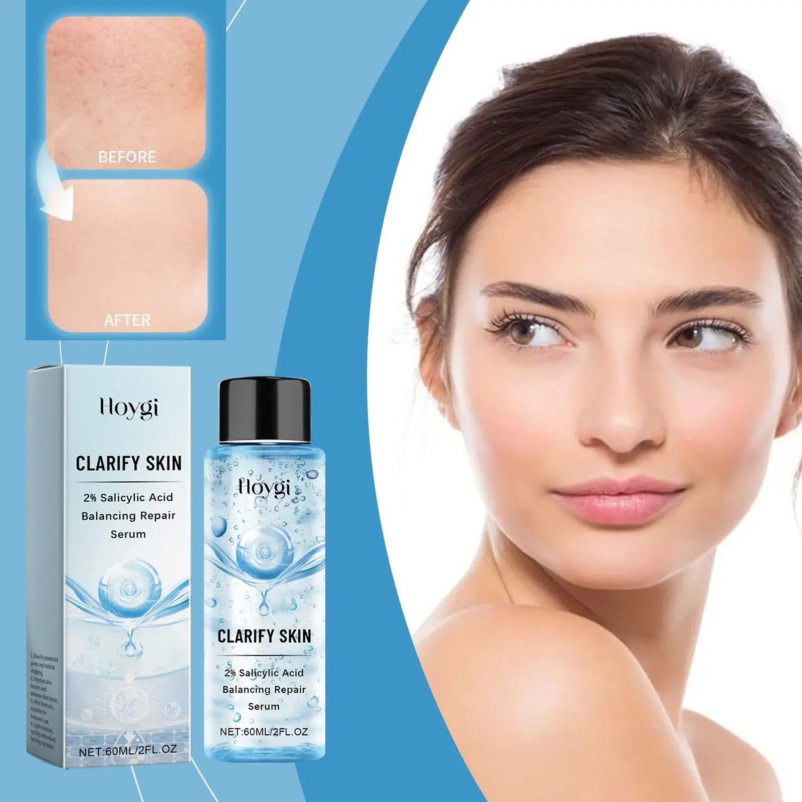 2% Salicylic Acid Serum - Exfoliating & Pore Refining Formula 2 HOA05 A112 60 BU1 002
