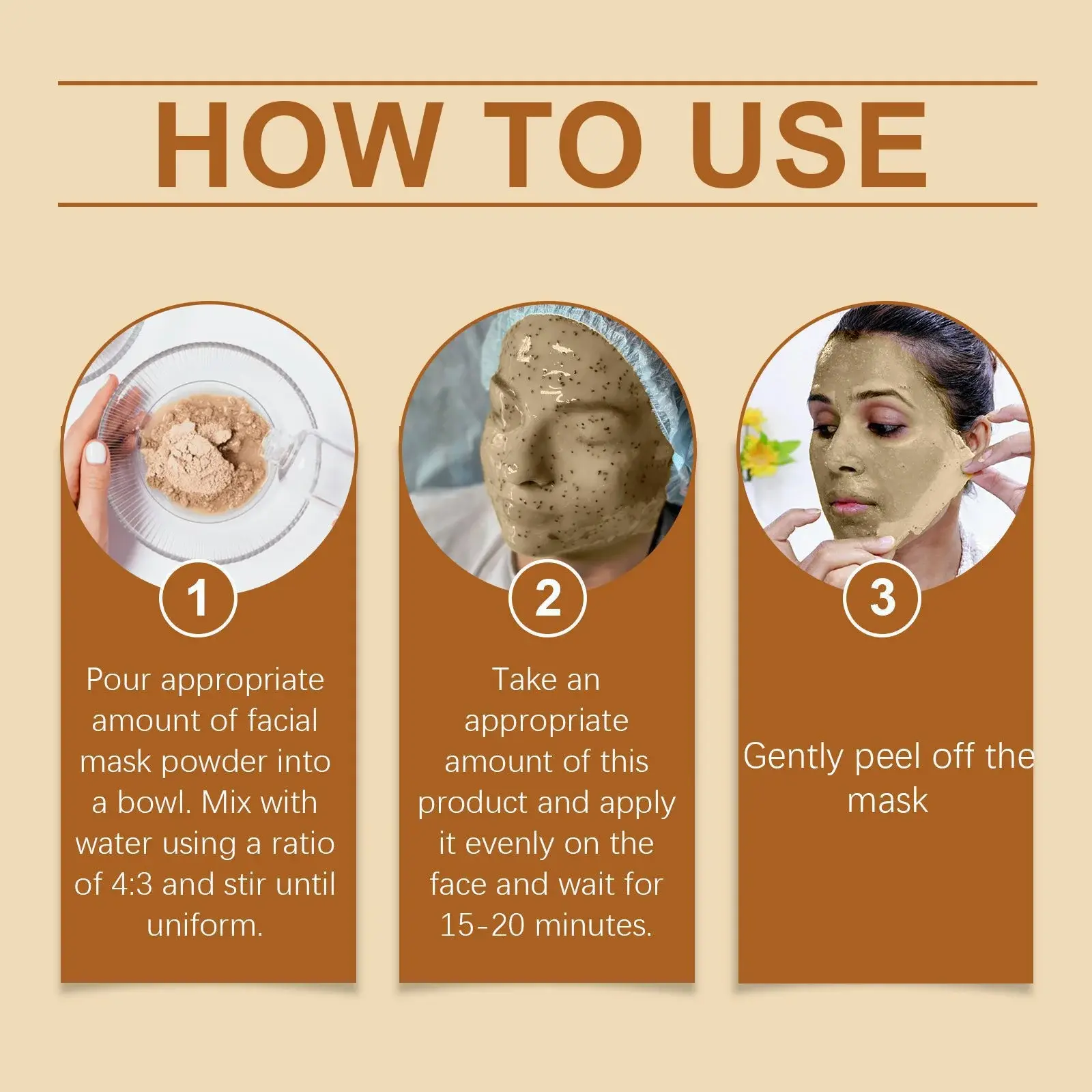 24k Gold Hydrating Mask Powder - Firming & Anti-Wrinkle Treatment 4 HOA05 A116 100 WH5 004