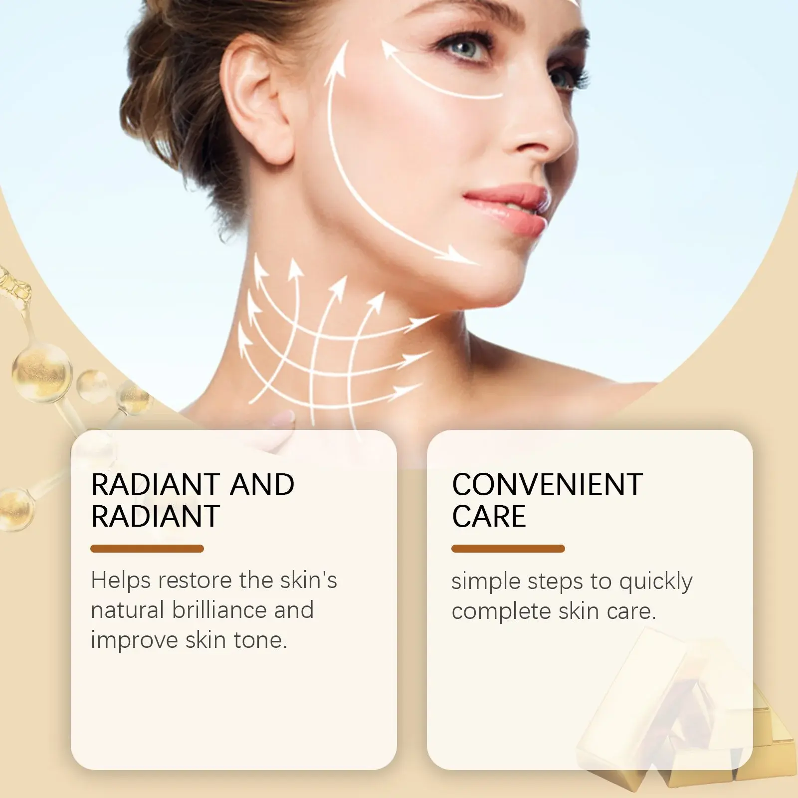24k Gold Hydrating Mask Powder - Firming & Anti-Wrinkle Treatment 6 HOA05 A116 100 WH5 006