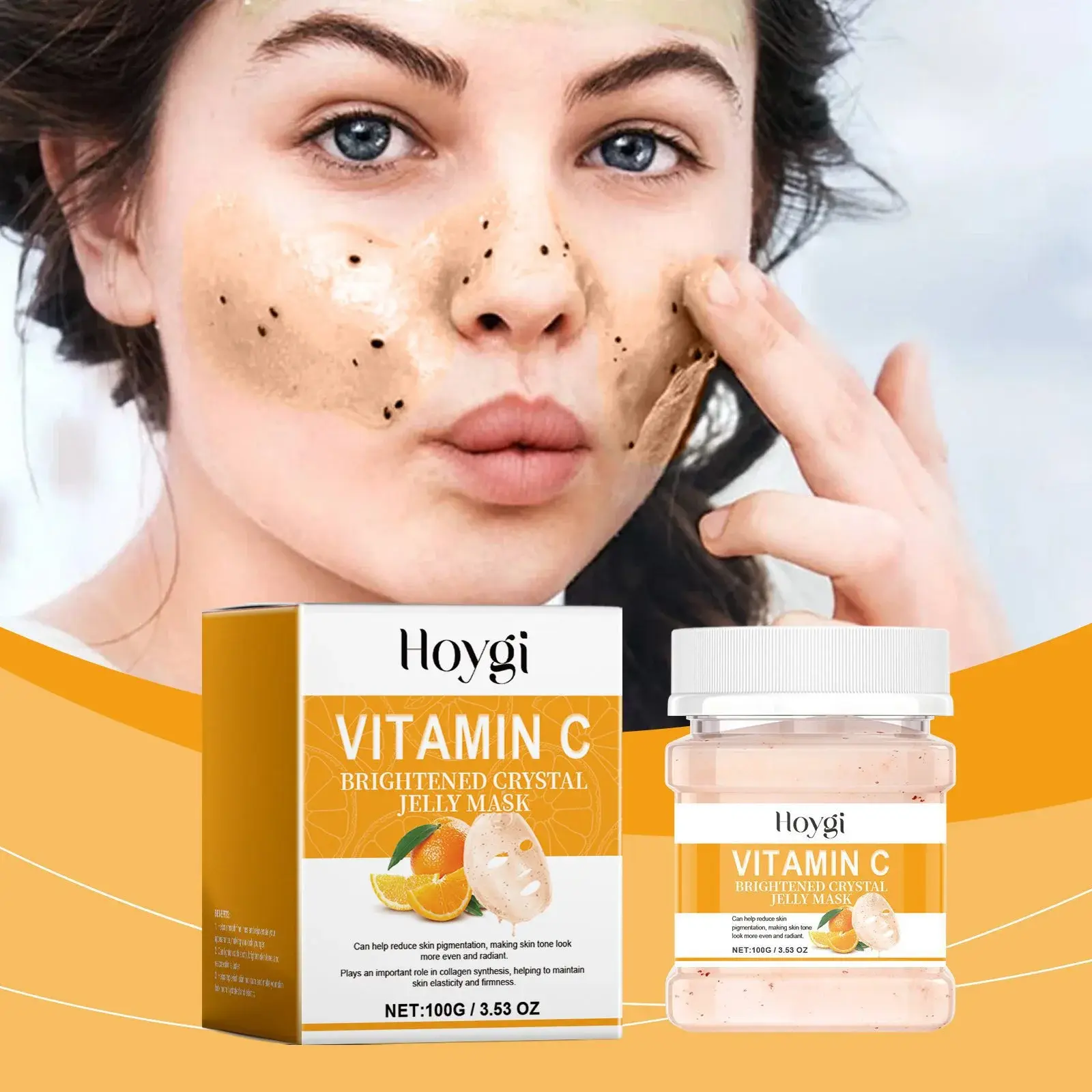 Vitamin C Hydrating Mask Powder - Repair & Brightening Formula 2 HOA05 A116 100 WH6 002