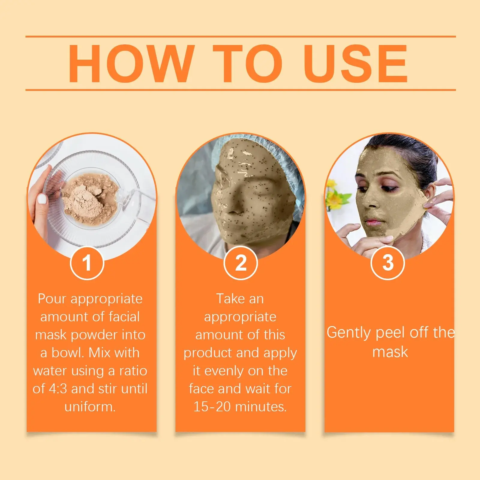 Vitamin C Hydrating Mask Powder - Repair & Brightening Formula 4 HOA05 A116 100 WH6 004