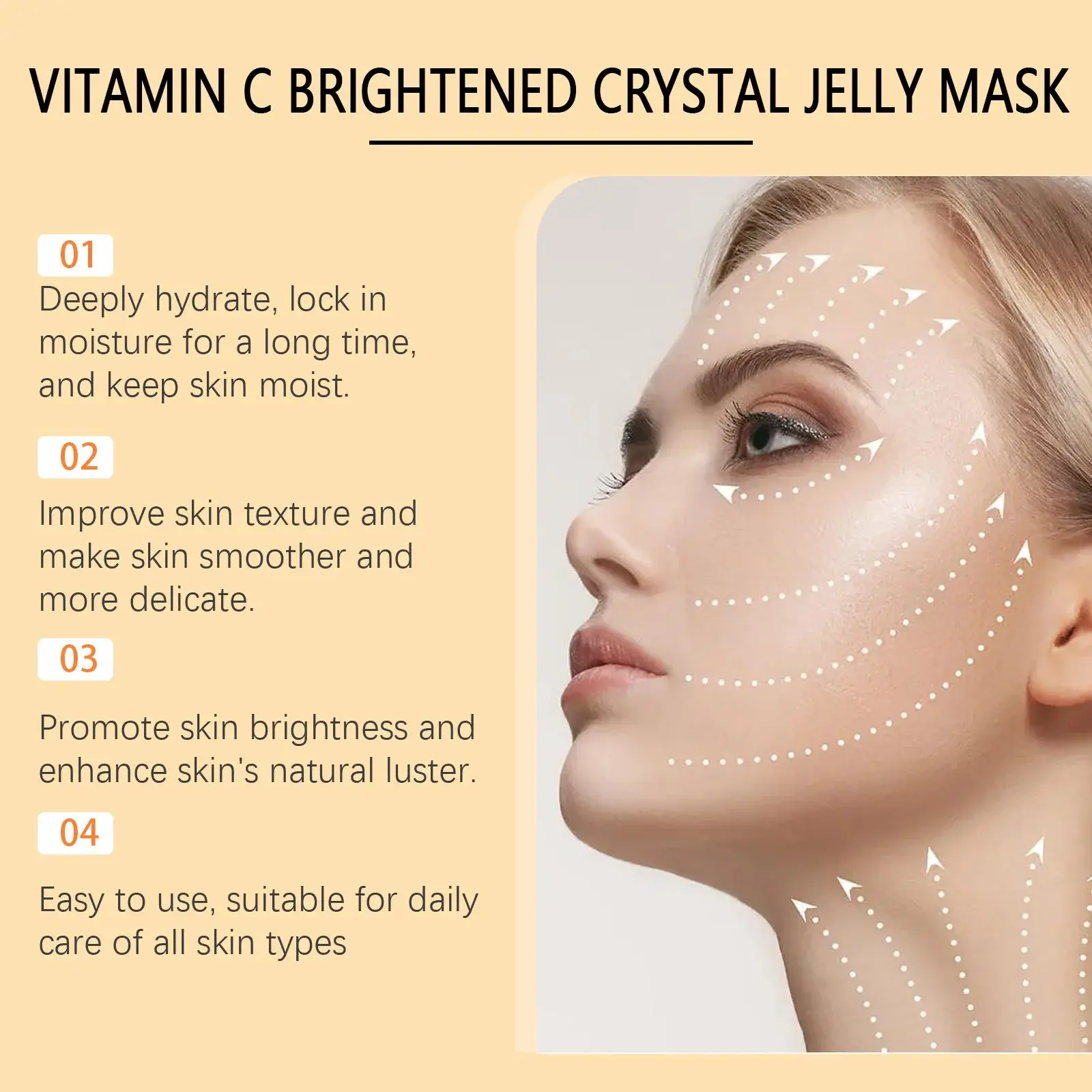 Vitamin C Hydrating Mask Powder - Repair & Brightening Formula 5 HOA05 A116 100 WH6 005