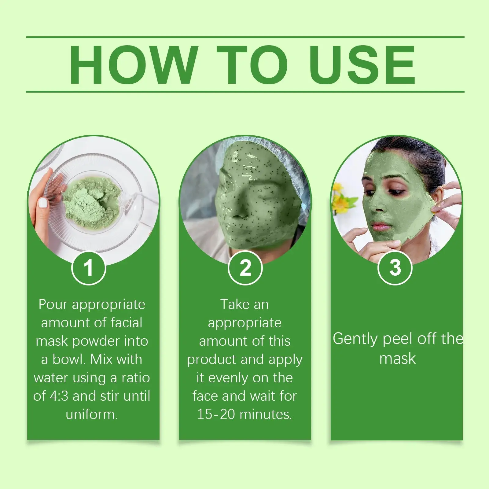 Aloe Vera Moisturizing Mask Powder for Hydration and Pore Refining 4 HOA05 A116 100 WH8 004