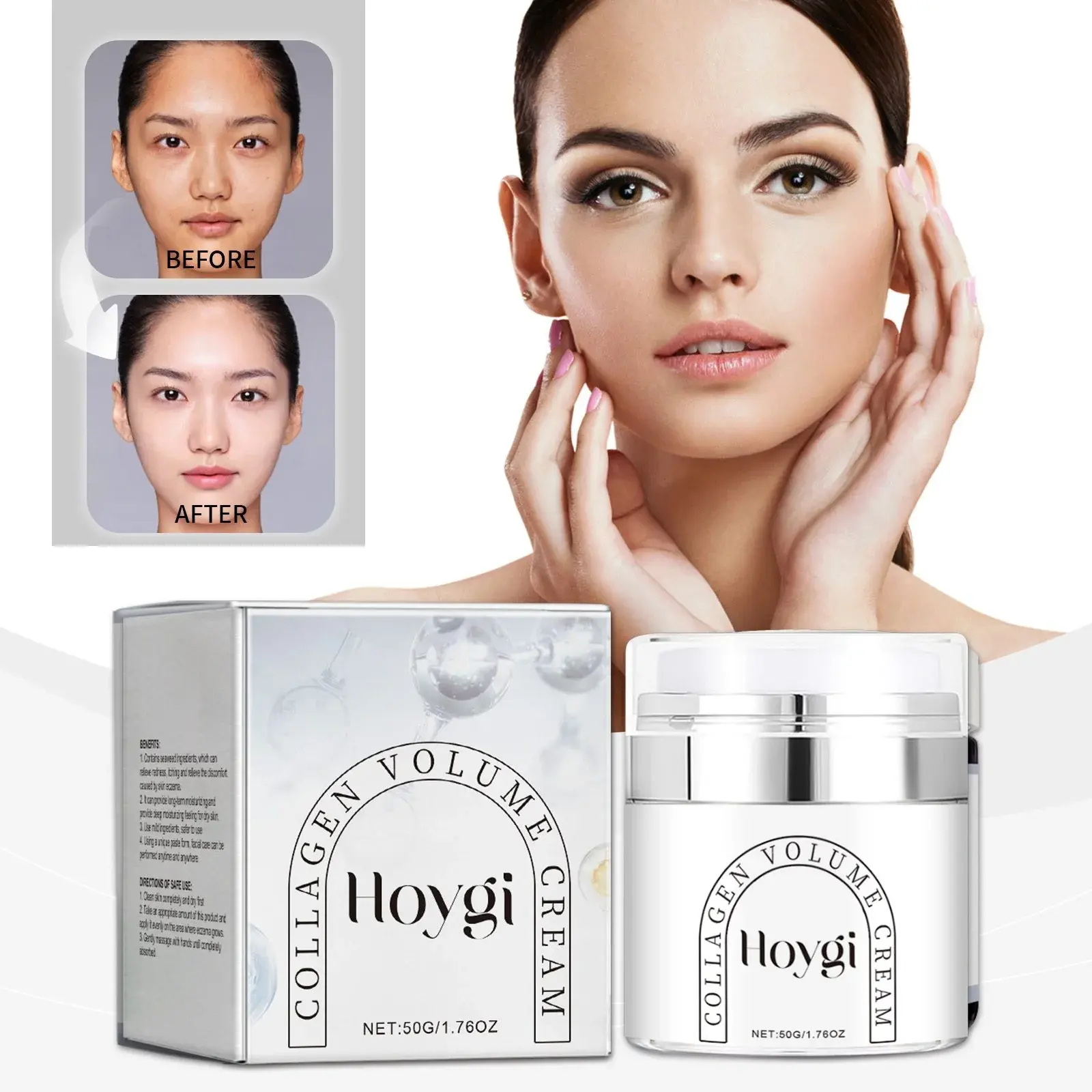 Collagen Cream - Volumizing & Moisturizing Anti-Wrinkle Treatment 2 HOA05 A122 50 WH1 002