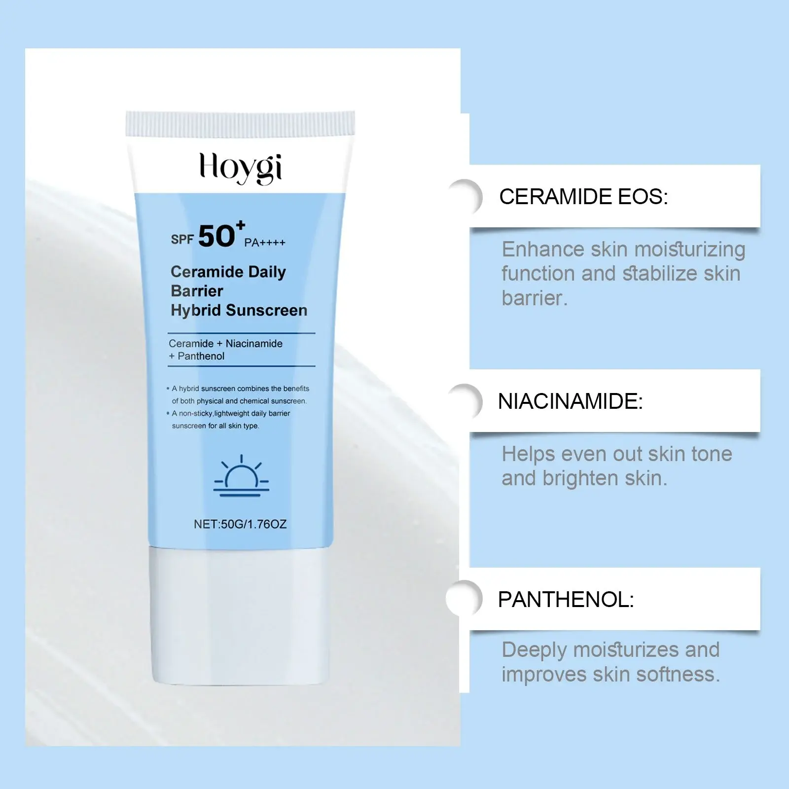 Ceramide Protective Cream - Refreshing Summer Moisturizer 5 HOA05 A123 50 BU1 005