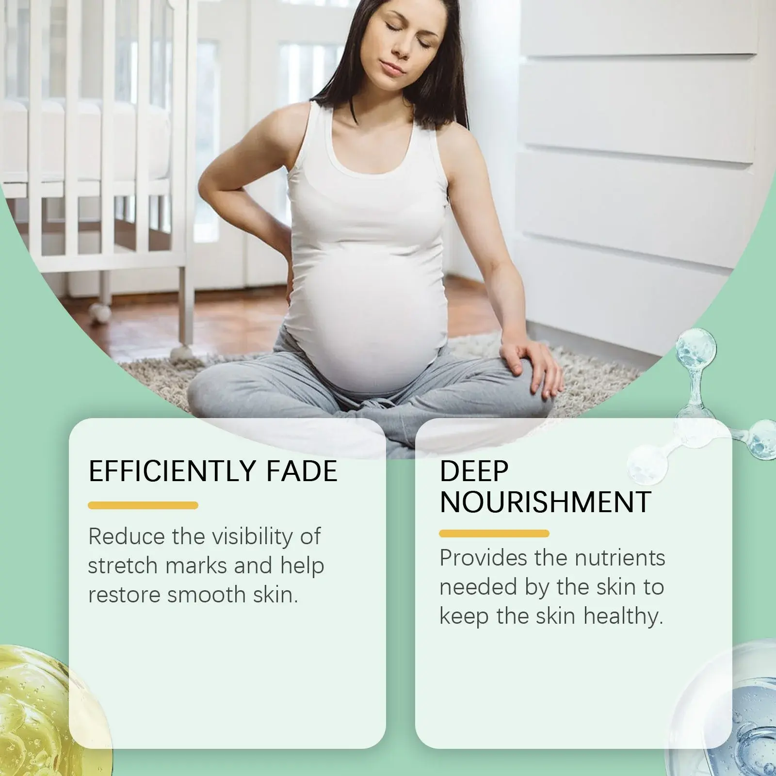 Pregnancy Care Oil for Stretch Marks & Scars - Skin Nourishing Formula 6 HOA05 A135 32 BU1 006