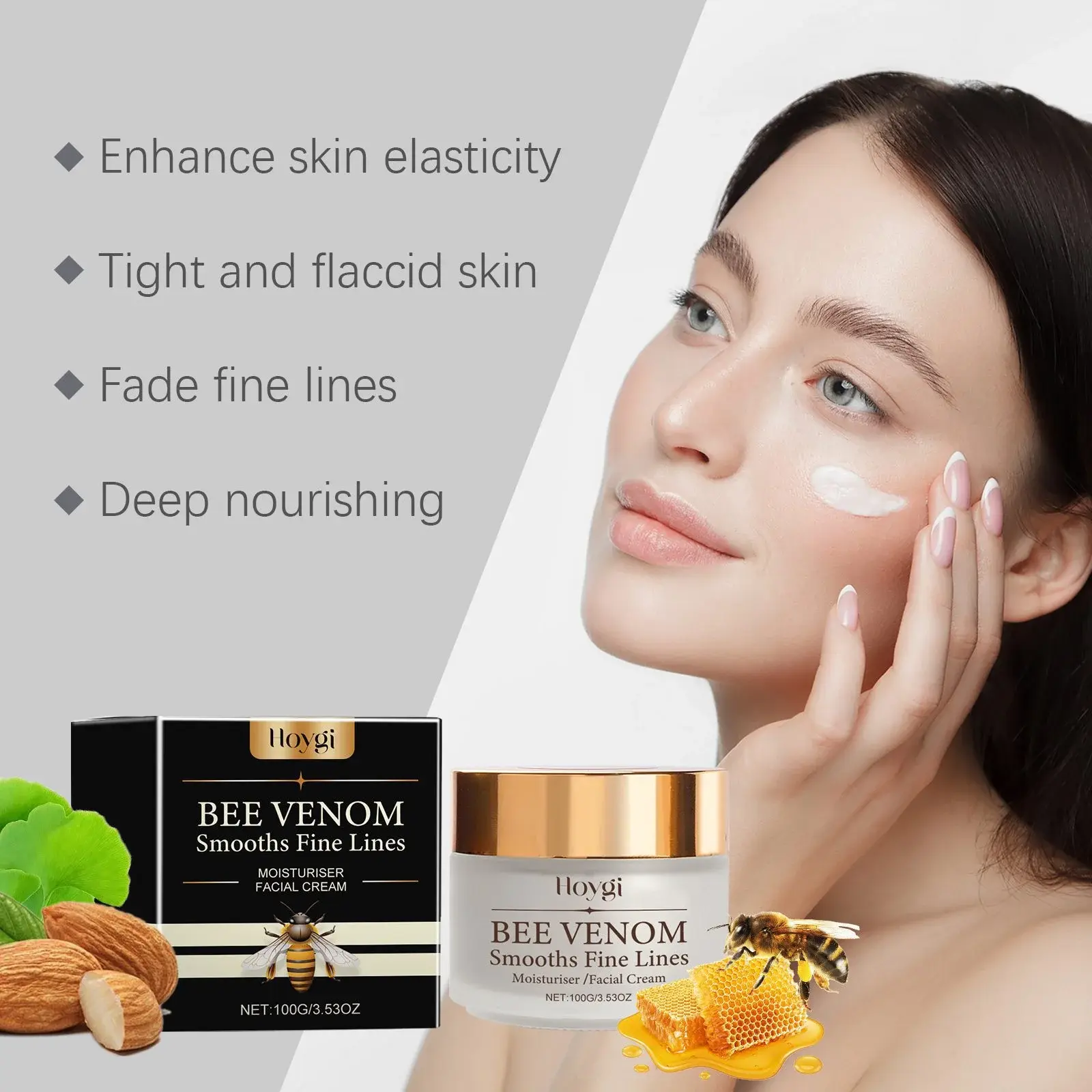 Bee Venom Face Cream - Firming & Anti-Wrinkle Moisturizer 8 HOA05 A137 100 BK1 008