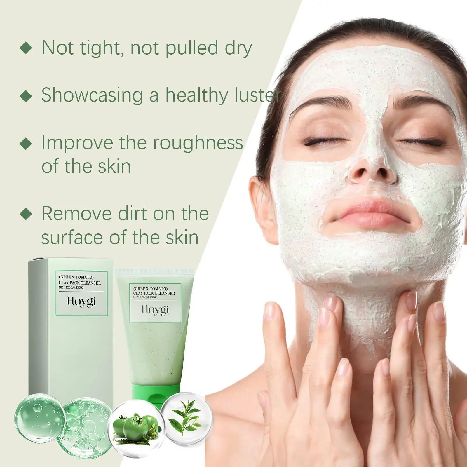 Green Tomato Cleanser - Hydrating & Oil Balancing Face Wash 8 HOA05 A145 120 GN1 009