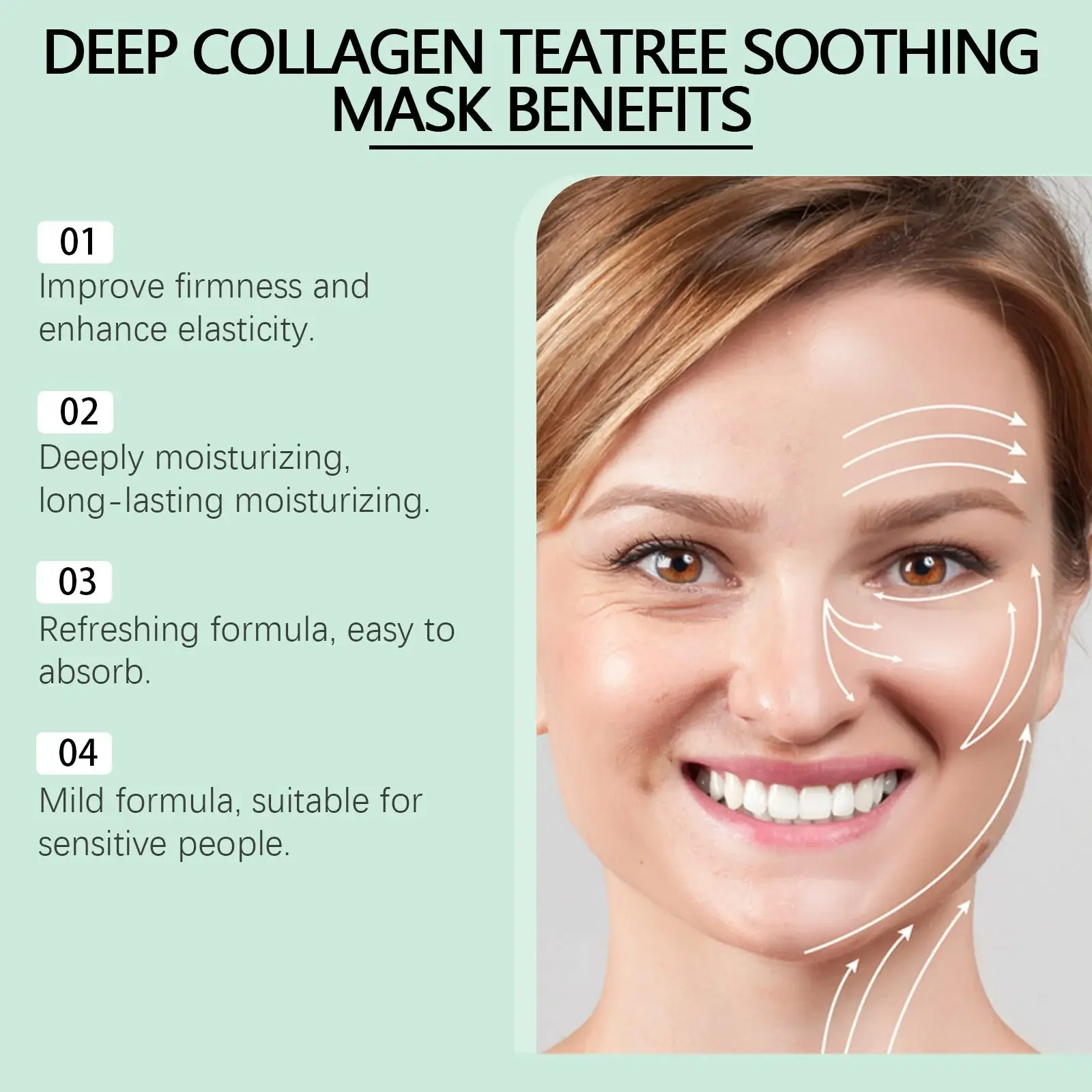 Collagen Soothing Mask - Hydrating & Firming Facial Care (Bag) 5 HOA05 A156 1 WH1 005