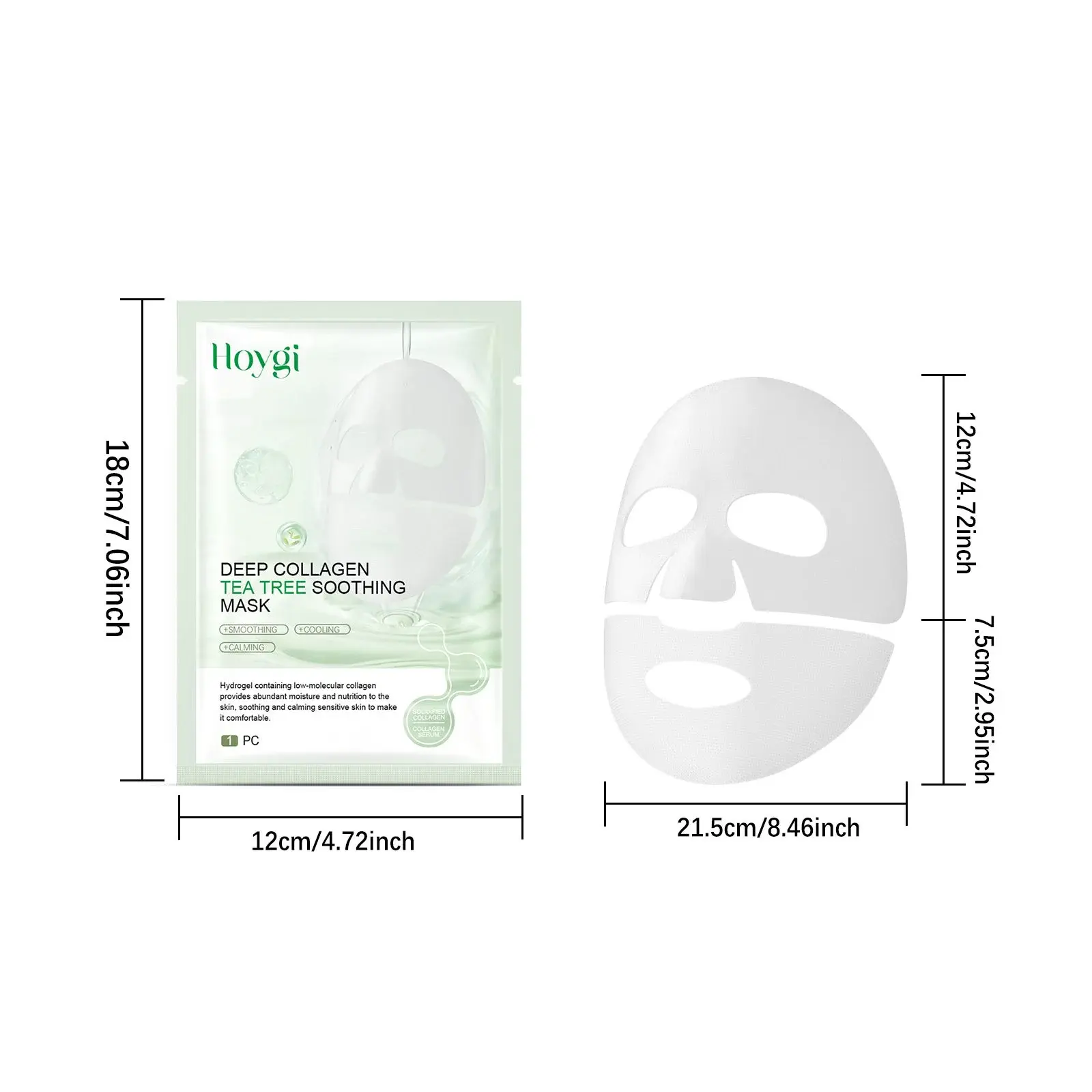 Collagen Soothing Mask - Hydrating & Firming Facial Care (Bag) 1 HOA05 A156 1 WH1 1003