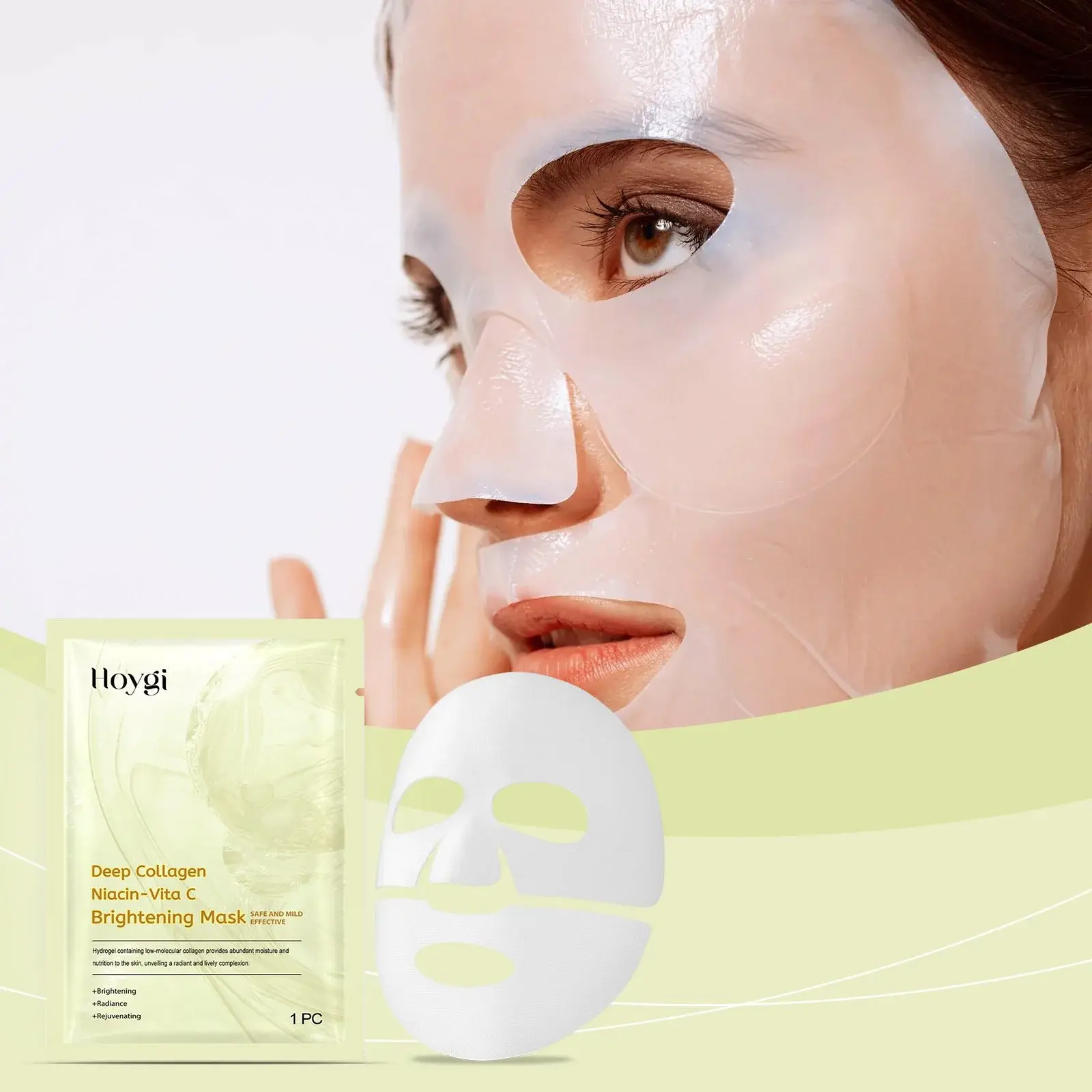 Nicotinic Acid & Vitamin C Brightening Mask - Hydrating Anti-Wrinkle Care 2 HOA05 A165 1 YE1 41611237