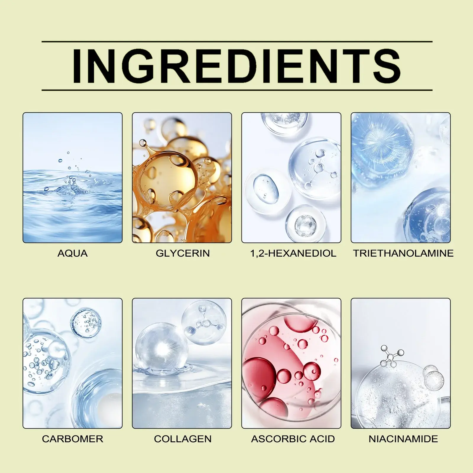 Nicotinic Acid & Vitamin C Brightening Mask - Hydrating Anti-Wrinkle Care 3 HOA05 A165 4 YE1 77208008