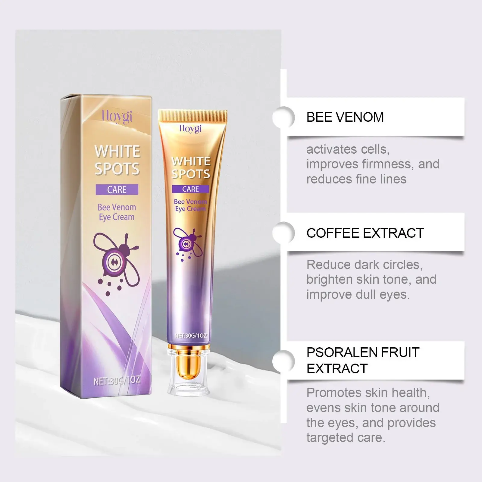 Anti-Wrinkle Eye Cream with Bee Venom & Coffee Extract 5 HOA05 A166 30 YE1 005