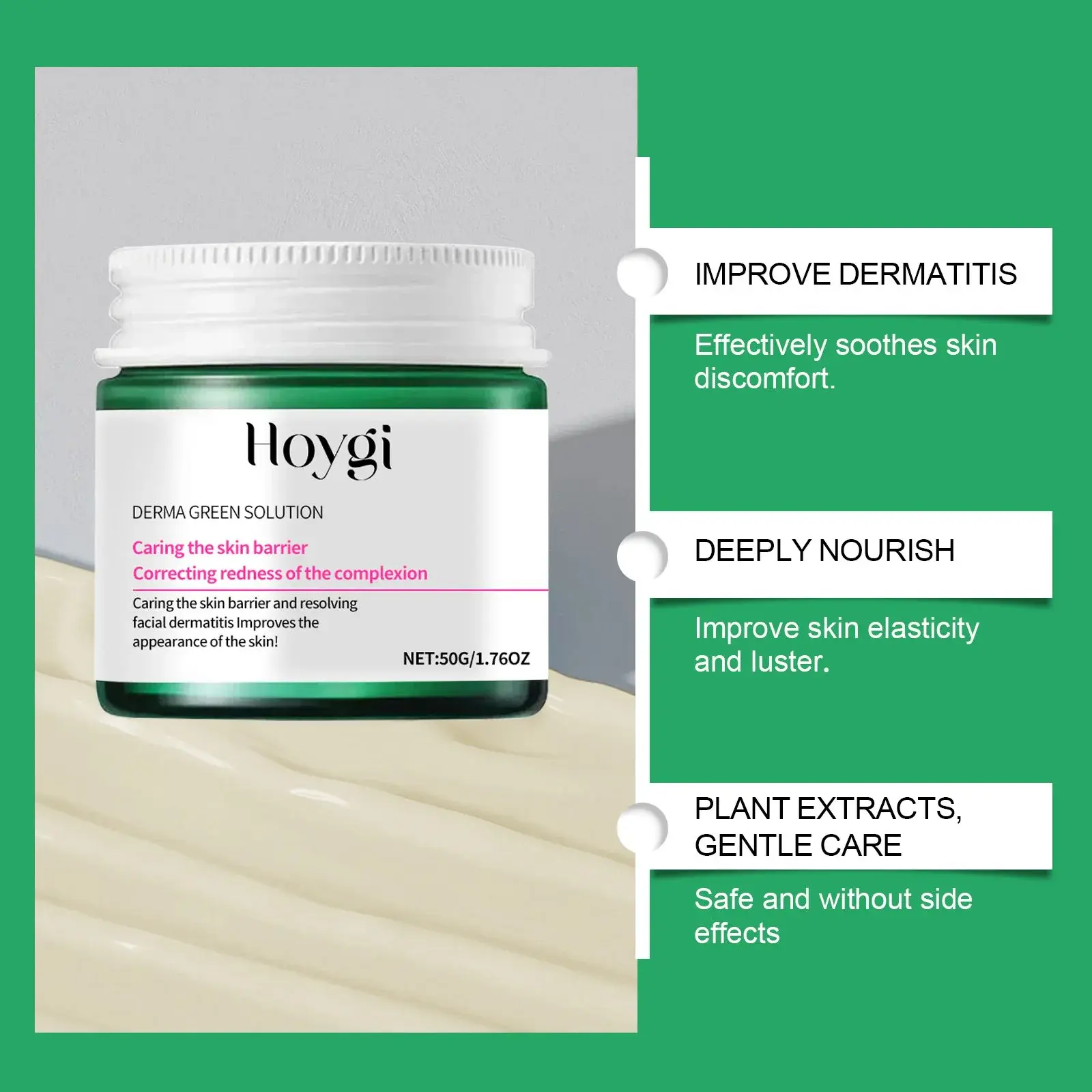 Centella Skin Repair Cream with Plant Extracts for a Healthy Glow 5 HOA05 A173 50 WH1 005