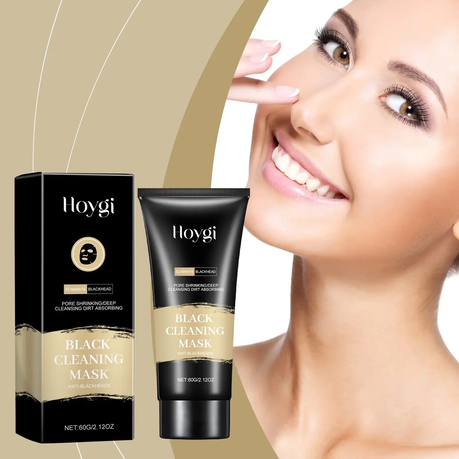 Blackhead Peel Mask for Pore Cleansing & Hydrating - Hoygi 2 HOA05 A176 60 BK1 002
