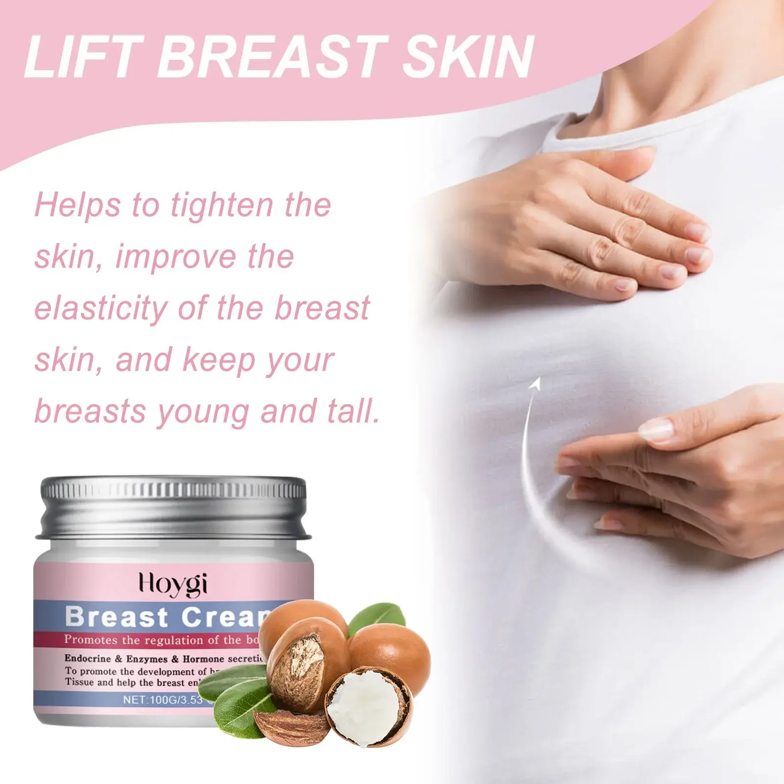 Breast Firming Cream - Moisturizing & Lifting Treatment for Elasticity 5 HOA06 A005 100 PK1 006