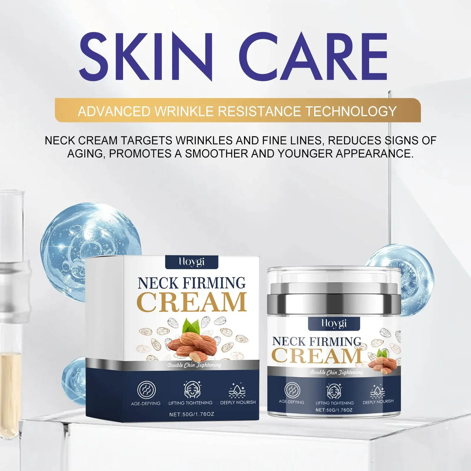 Neck Firming Cream - Anti-Wrinkle & Hydrating Formula 8 HOA06 A009 50 BU1 008