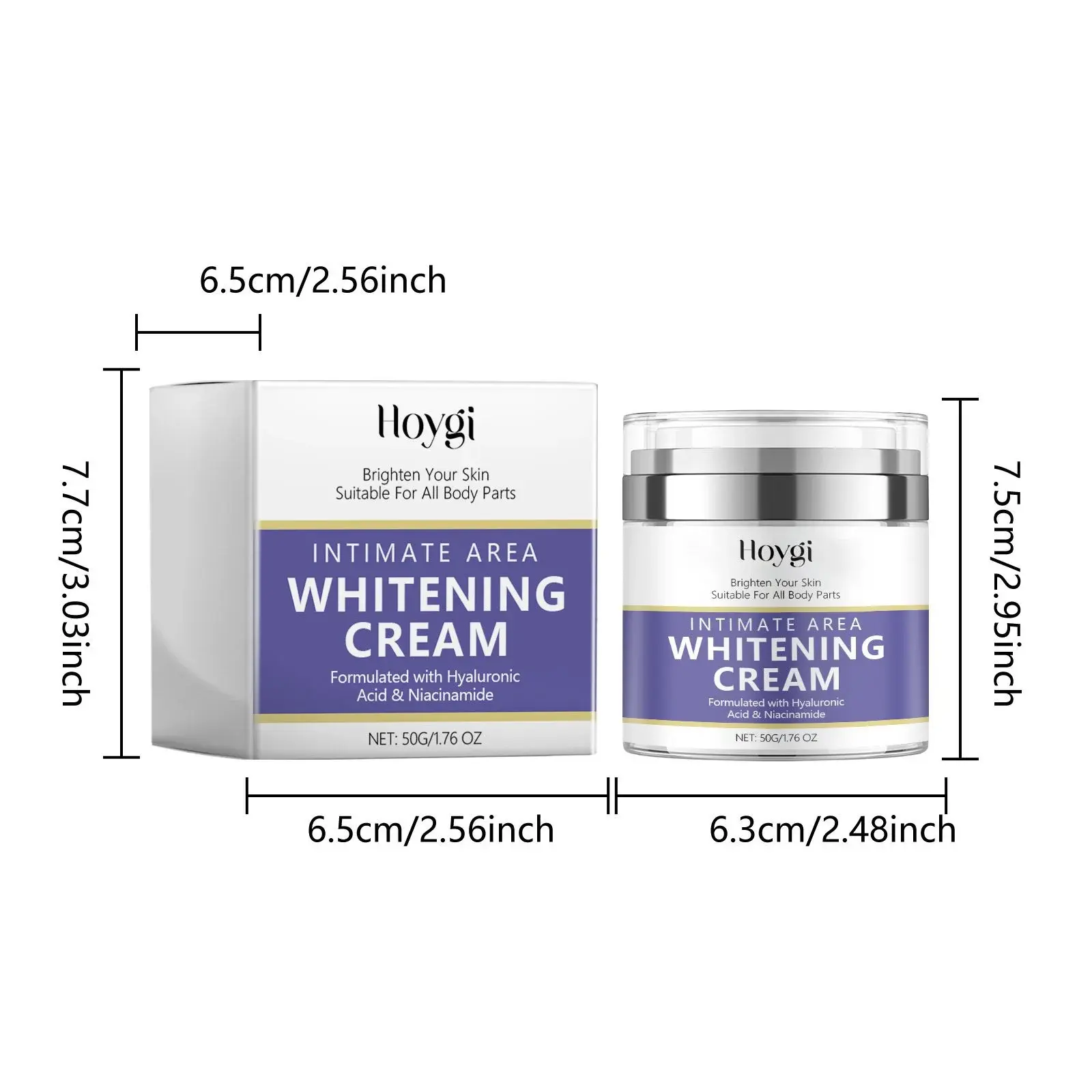 Intimate Area Brightening Cream for Dark Spot Reduction & Hydration 1 HOA06 A010 50 VT1 001