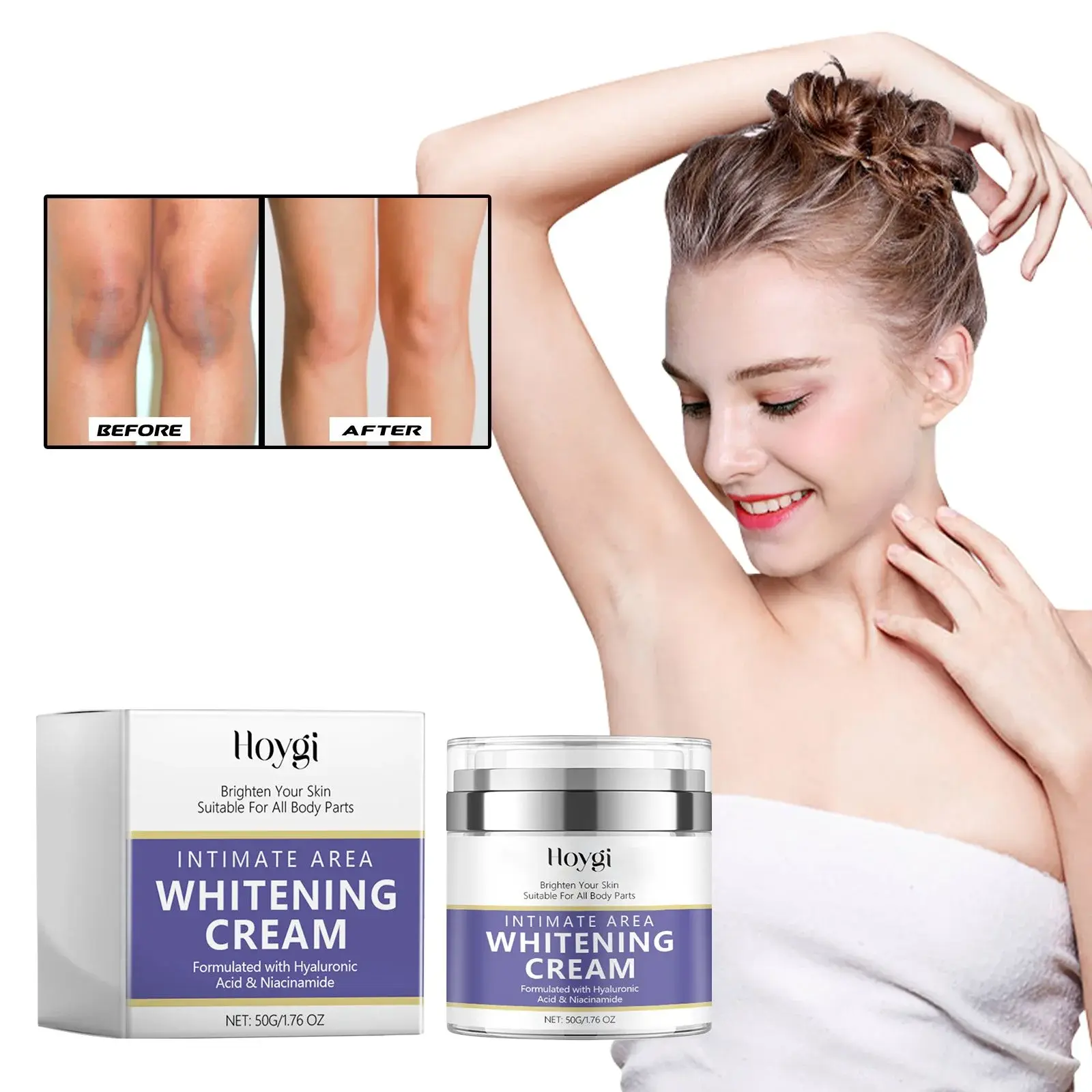 Intimate Area Brightening Cream for Dark Spot Reduction & Hydration 2 HOA06 A010 50 VT1 002