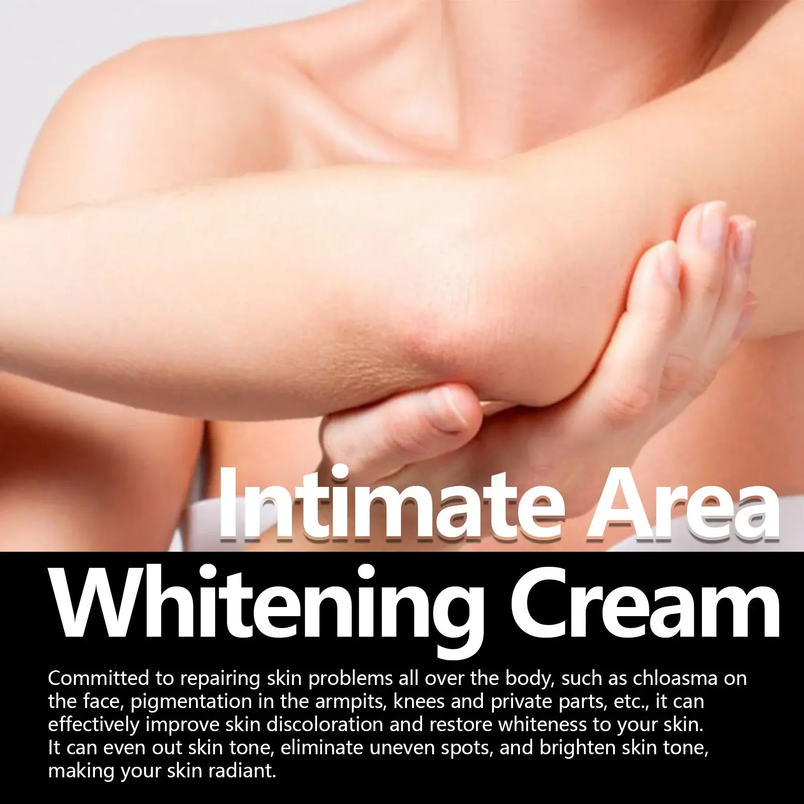 Intimate Area Brightening Cream for Dark Spot Reduction & Hydration 7 HOA06 A010 50 VT1 007