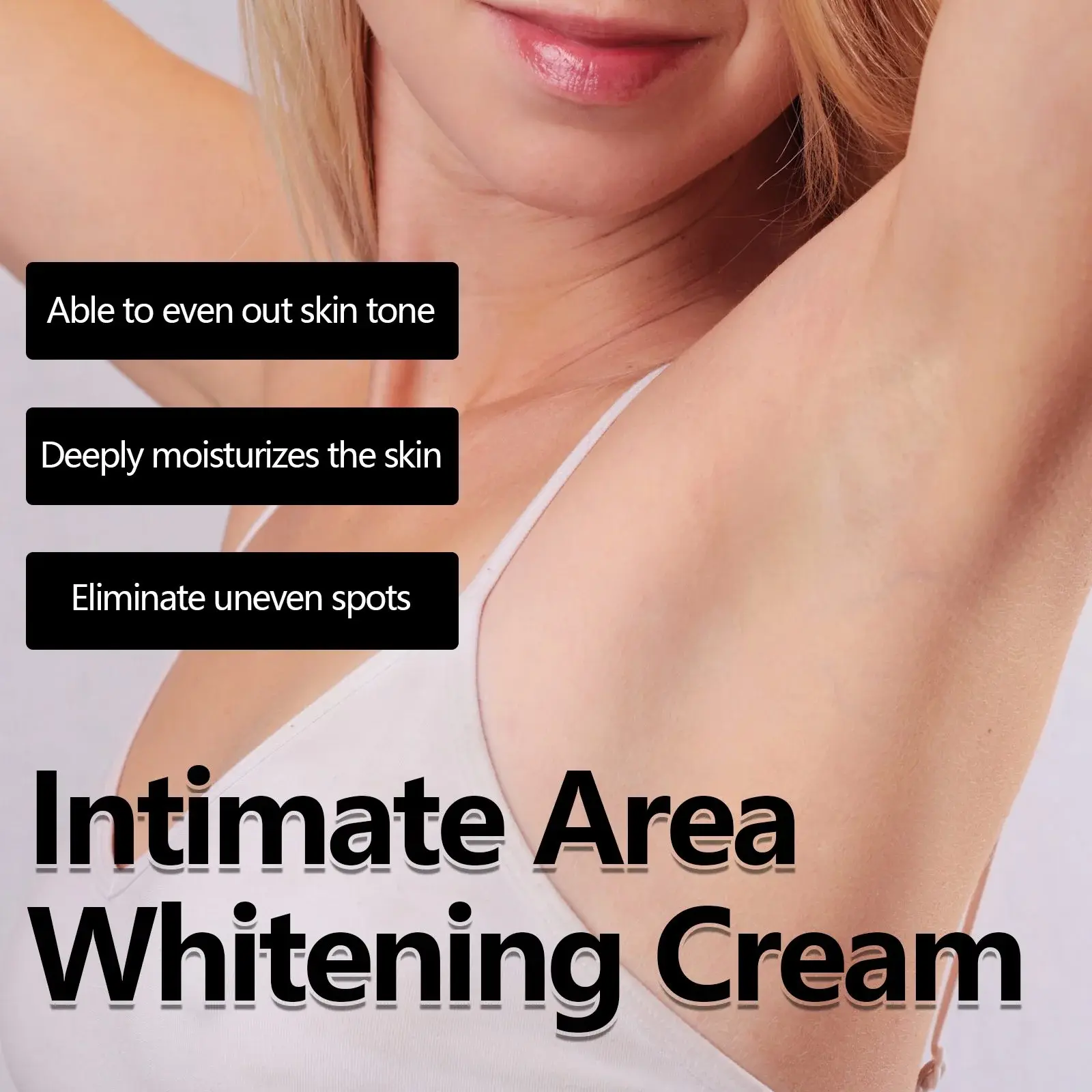 Intimate Area Brightening Cream for Dark Spot Reduction & Hydration 8 HOA06 A010 50 VT1 008