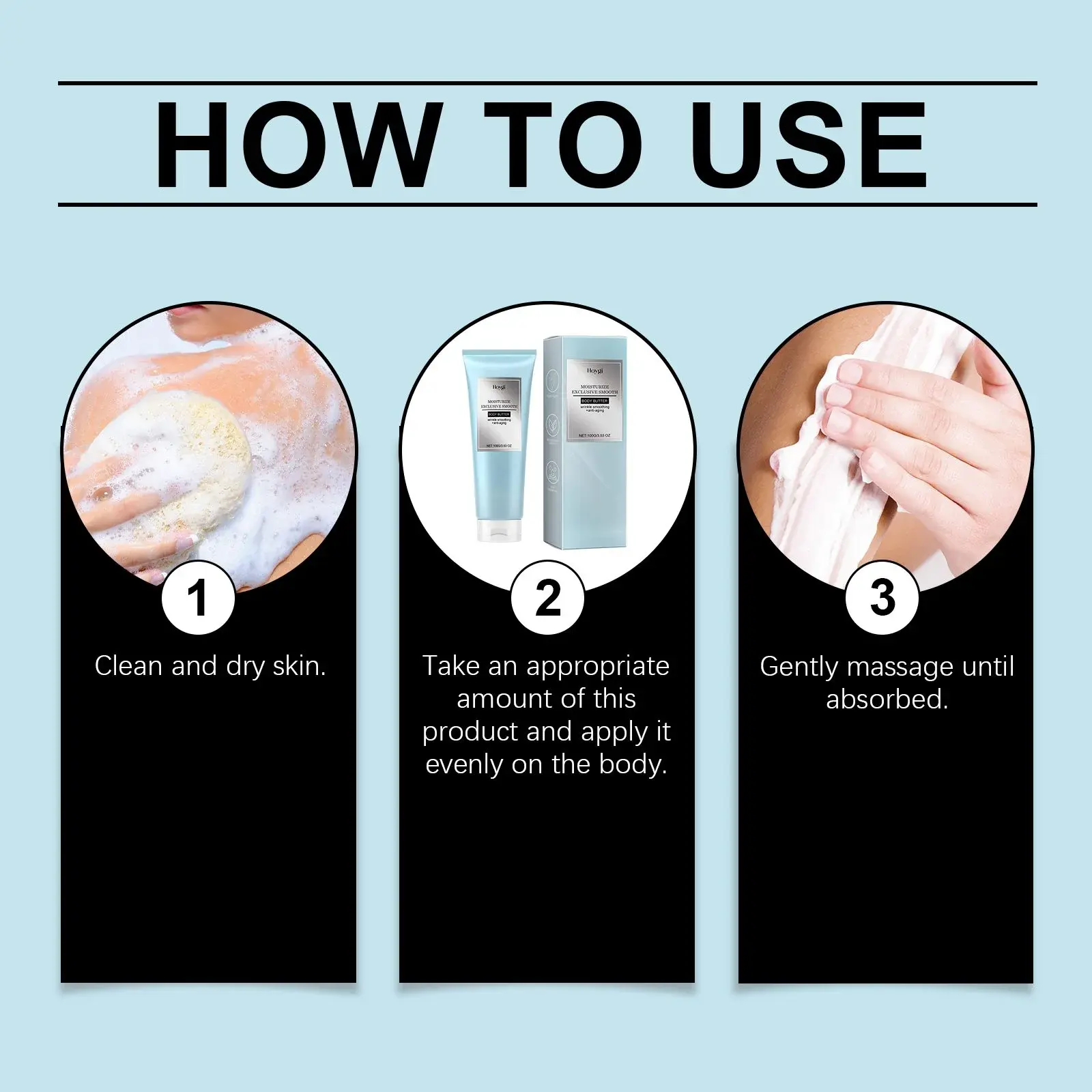Anti-Wrinkle Firming Body Butter - Hydrating Hyaluronic Acid Cream 3 HOA06 A017 100 BU1 003