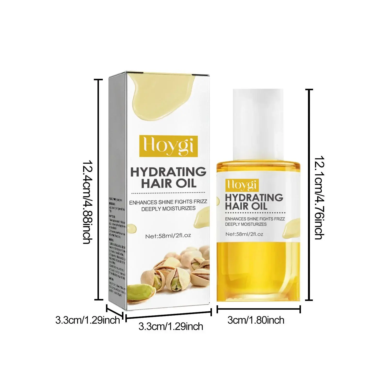 Brazilian Nourishing Hair Oil - Frizz Control & Split End Repair 1 HOA09 A003 58 WH1 1003