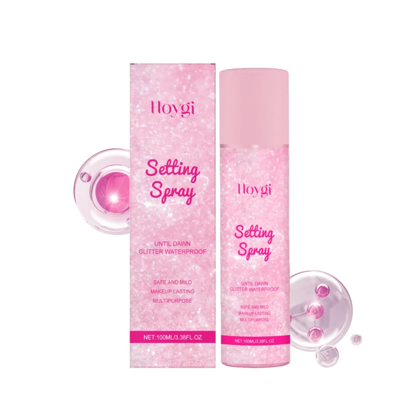 Hoygi Shimmer Setting Spray for Makeup - Refreshing Moisturizing Mist