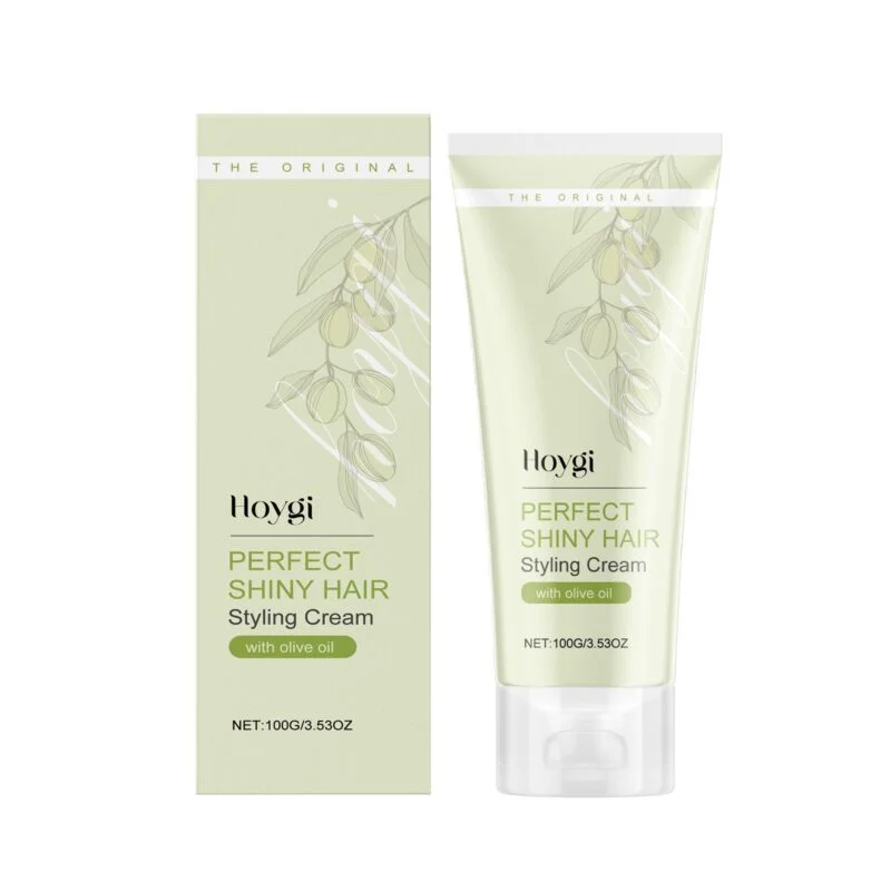 Hoygi Smooth Curly Hair Styling Cream - Hydrating Repair for Dry Hair