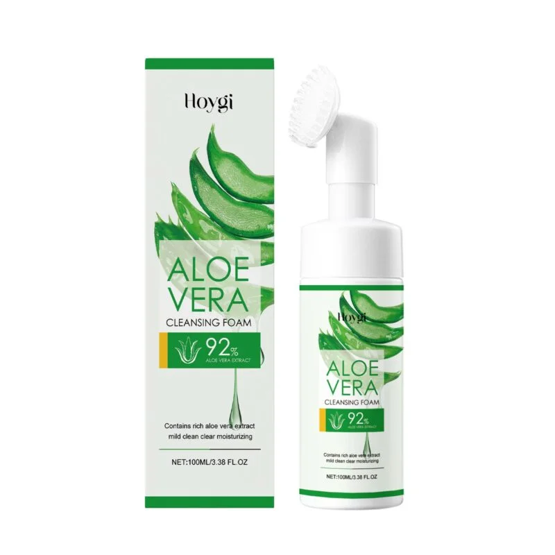Hoygi Aloe Vera Cleansing Foam: Gentle Skin & Pore Cleanser
