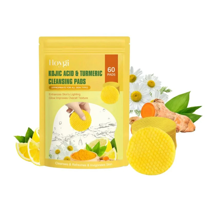 Hoygi Turmeric Acid Cleansing Pad - Gentle Face Cleanser & Moisturizer