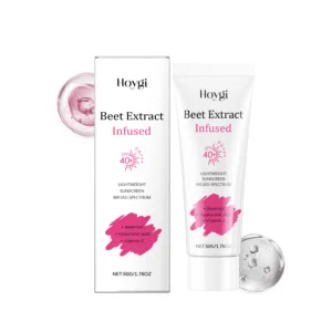 Hoygi Beet Sunscreen with Hyaluronic Acid: Moisturizing