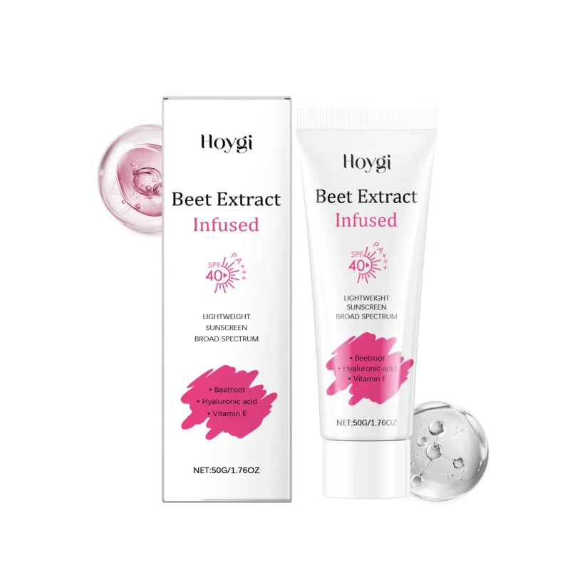 Hoygi Beet Sunscreen with Hyaluronic Acid: Moisturizing
