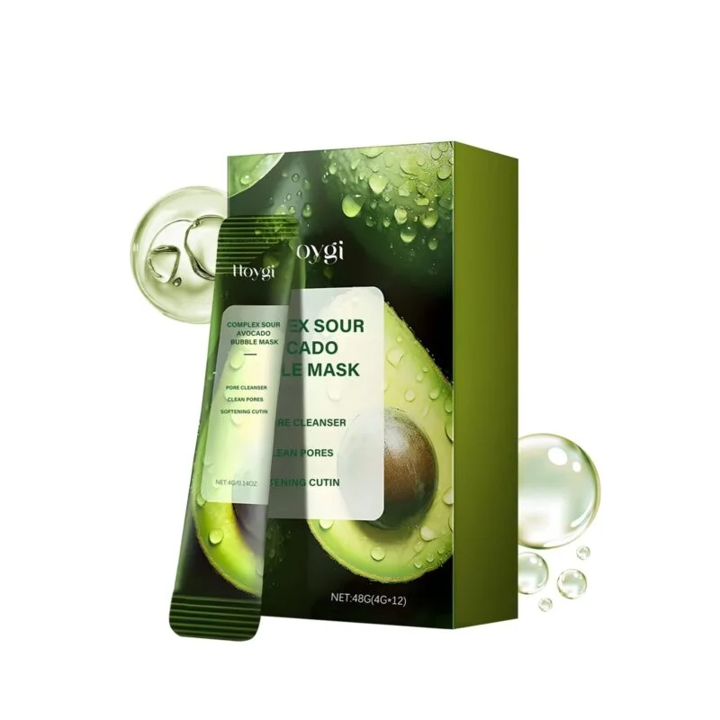 Hoygi Avocado Cleansing Bubble Mask: Gentle