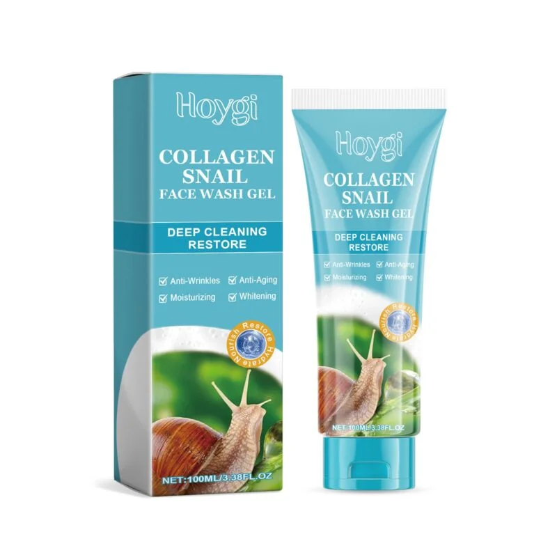 Hoygi Collagen Snail Facial Cleanser Gentle Exfoliating Repair Gel