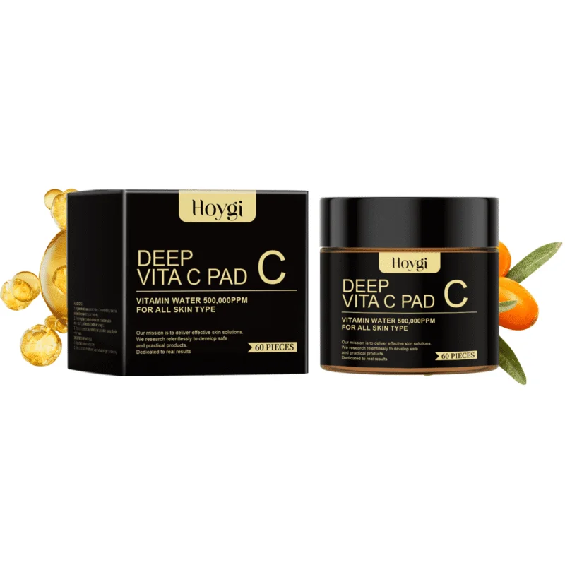 Hoygi Vitamin C Brightening Pads - Gentle Hydrating & Moisturizing Cleanser