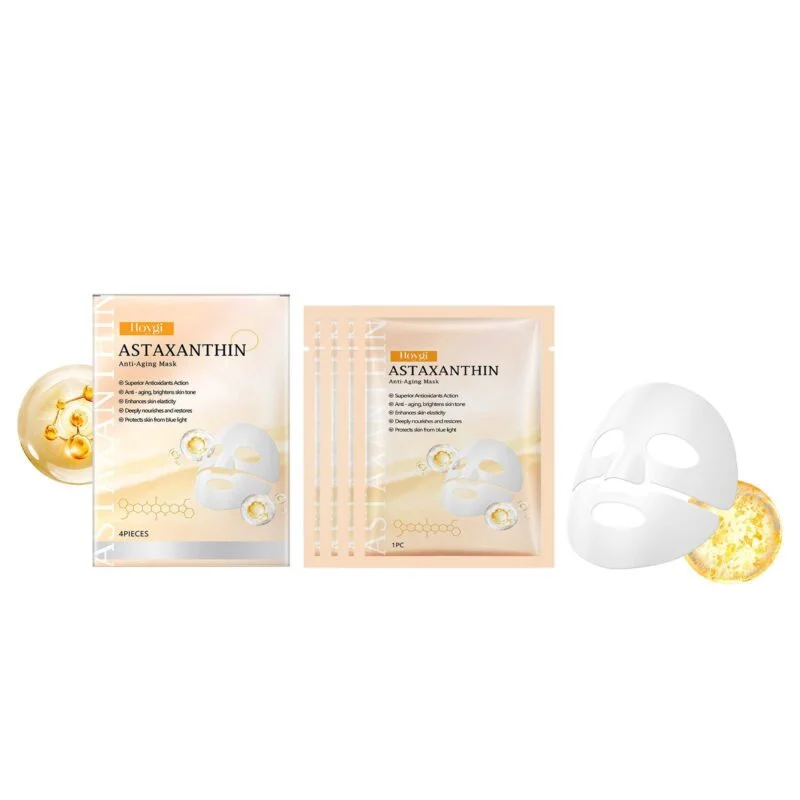 Hoygi Astaxanthin Anti-Aging Mask Box Set - Moisturizing & Hydrating Facial Mask